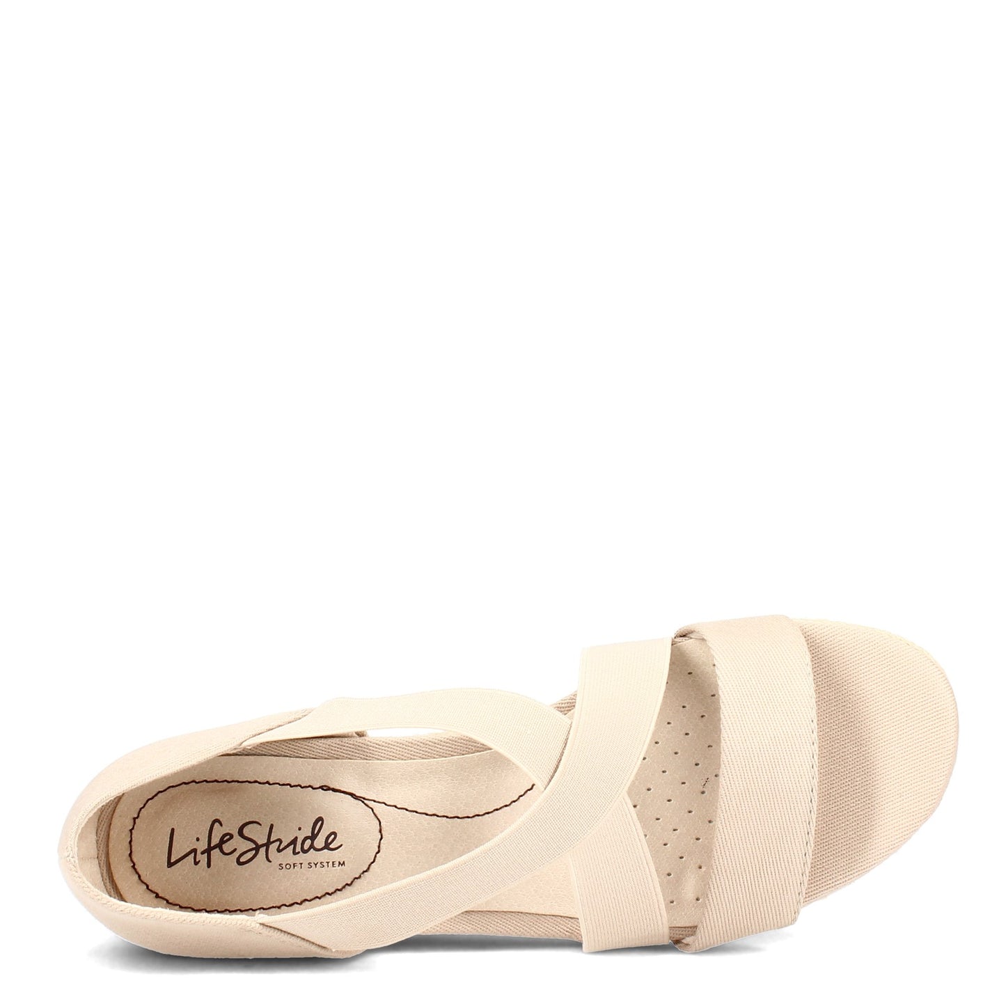 Peltz Shoes Women's Lifestride Siesta Wedge Sandal