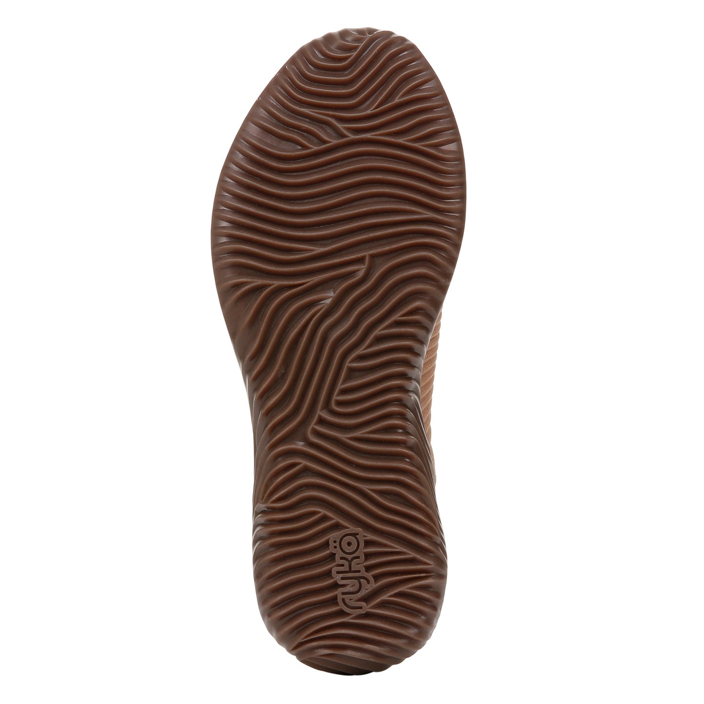 Peltz Shoes Women's Ryka Echo Knit Slip-On Sneaker Tan H4907M1202