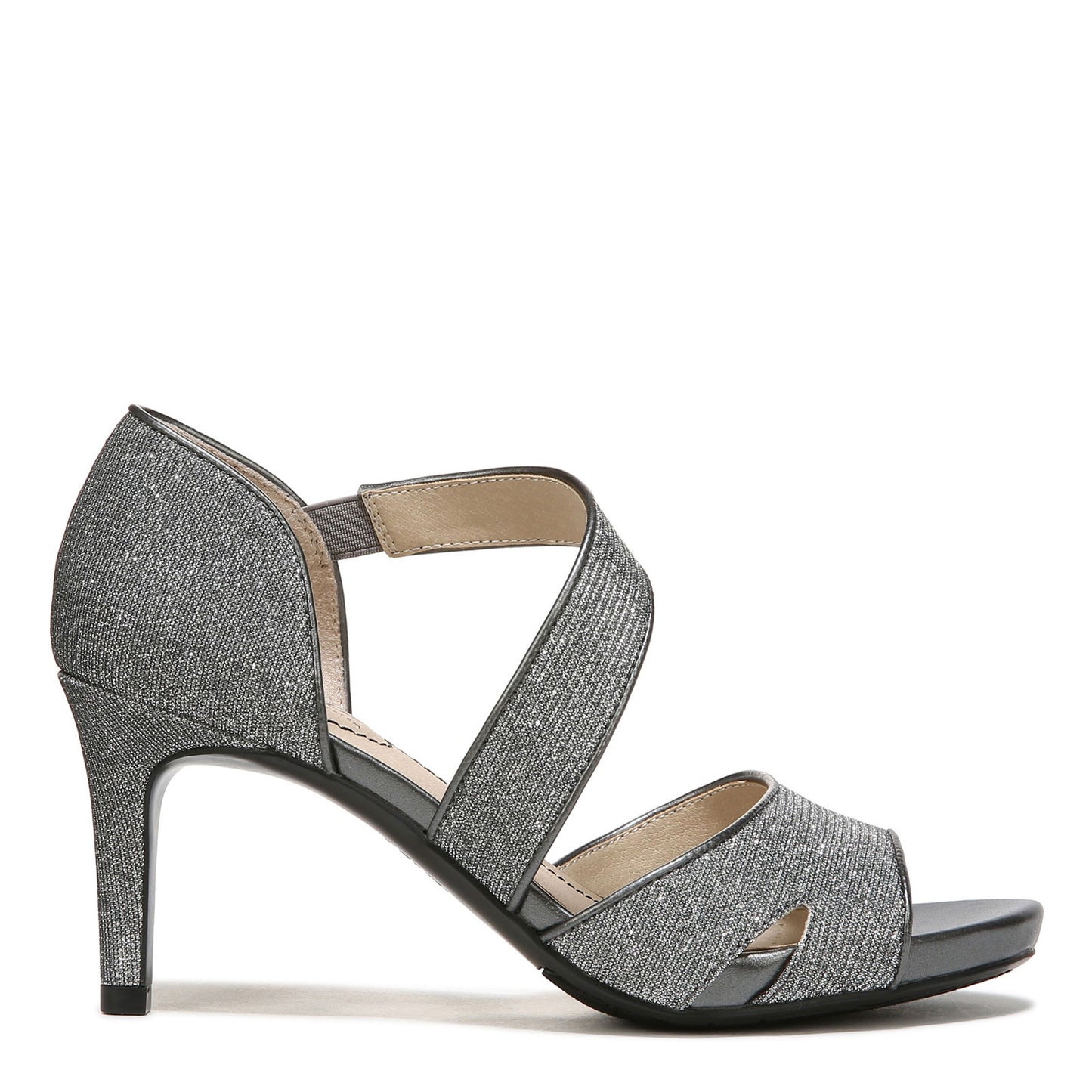 Peltz Shoes Women's LifeStride Mega Sandal Pewter H5058F2020