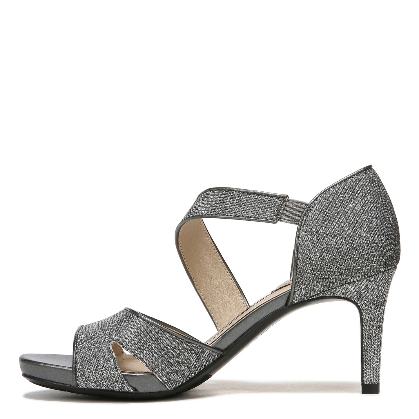 Peltz Shoes Women's LifeStride Mega Sandal Pewter H5058F2020