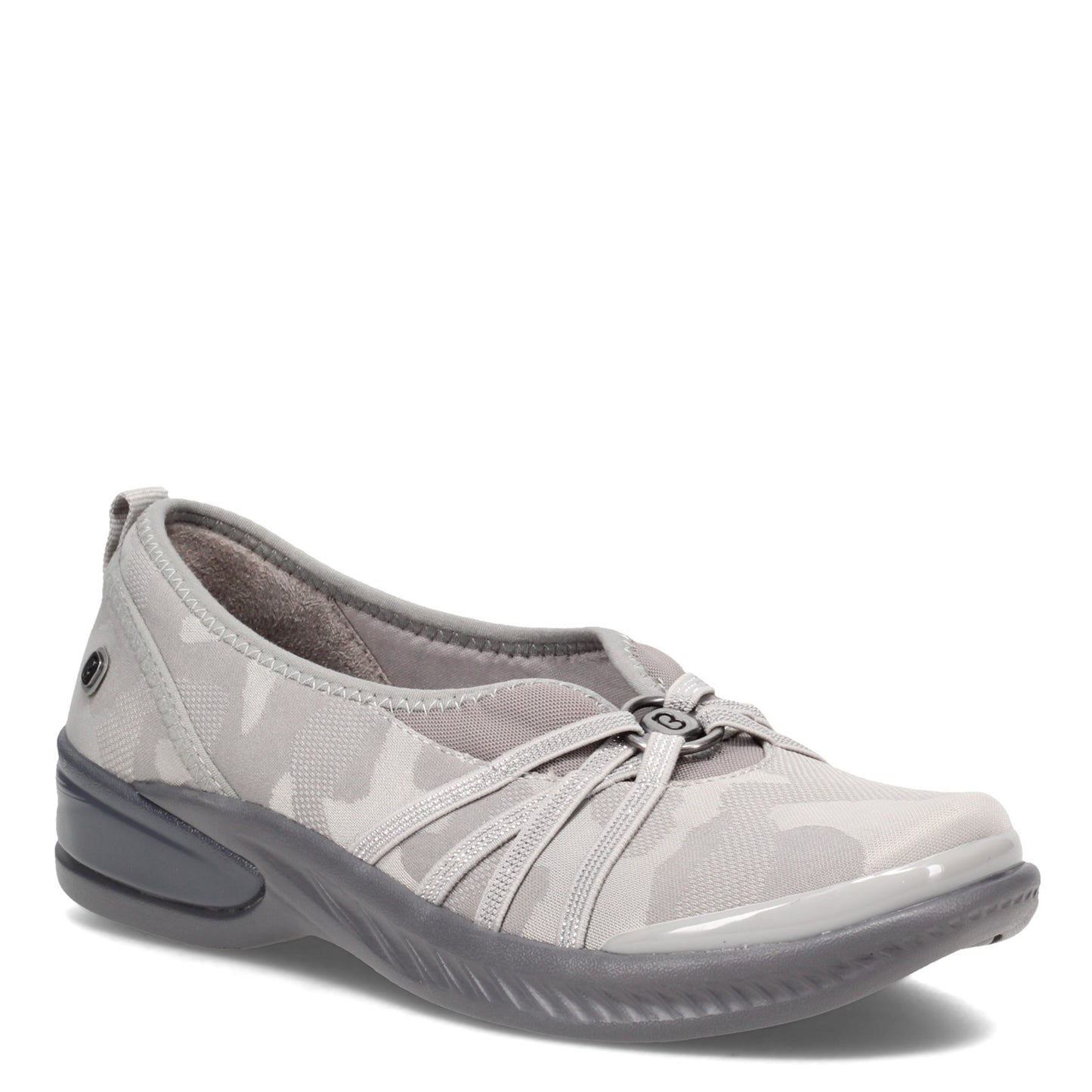 Peltz Shoes Women's BZees Niche Slip-On GREY CAMO H5206F5021