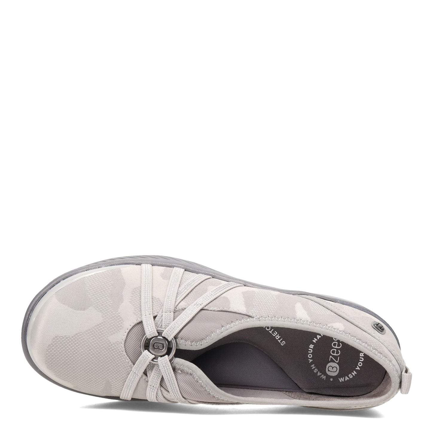 Peltz Shoes Women's BZees Niche Slip-On GREY CAMO H5206F5021