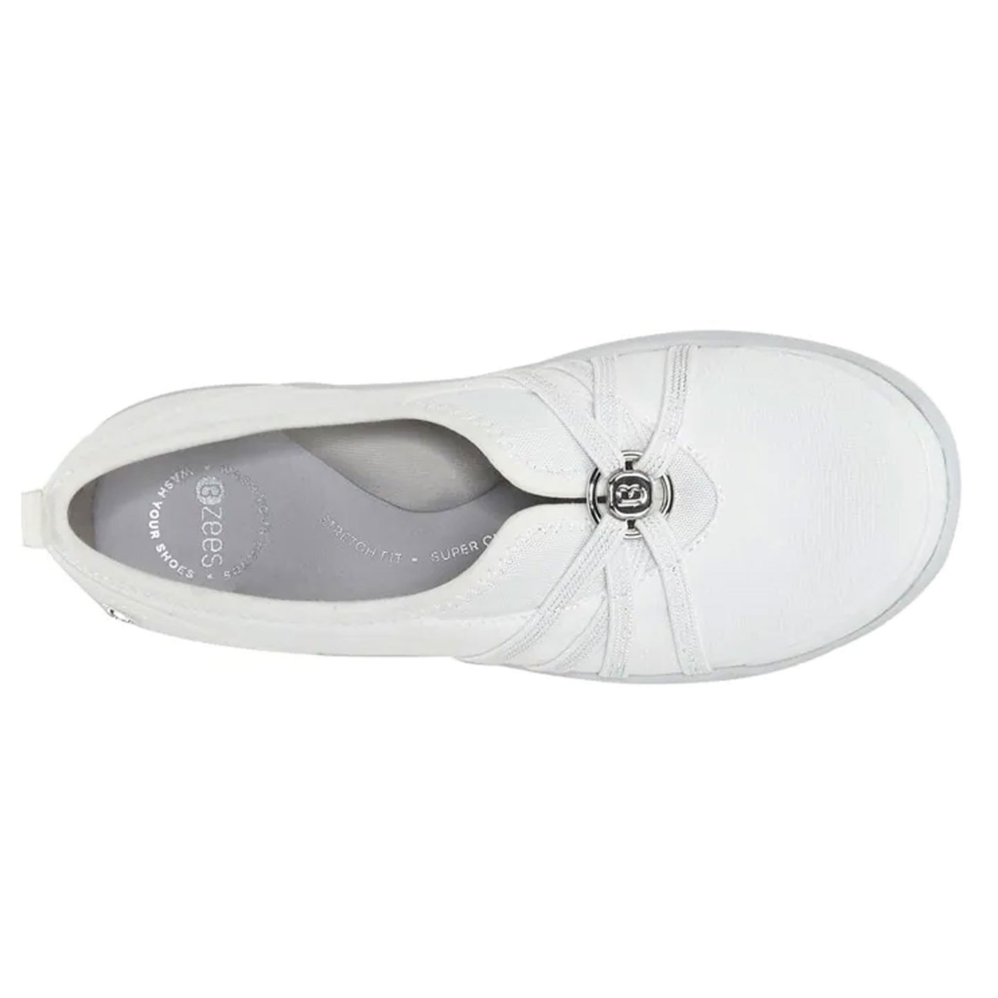 Peltz Shoes Women's BZees Niche Slip-On BRIGHT WHITE H5206F7100