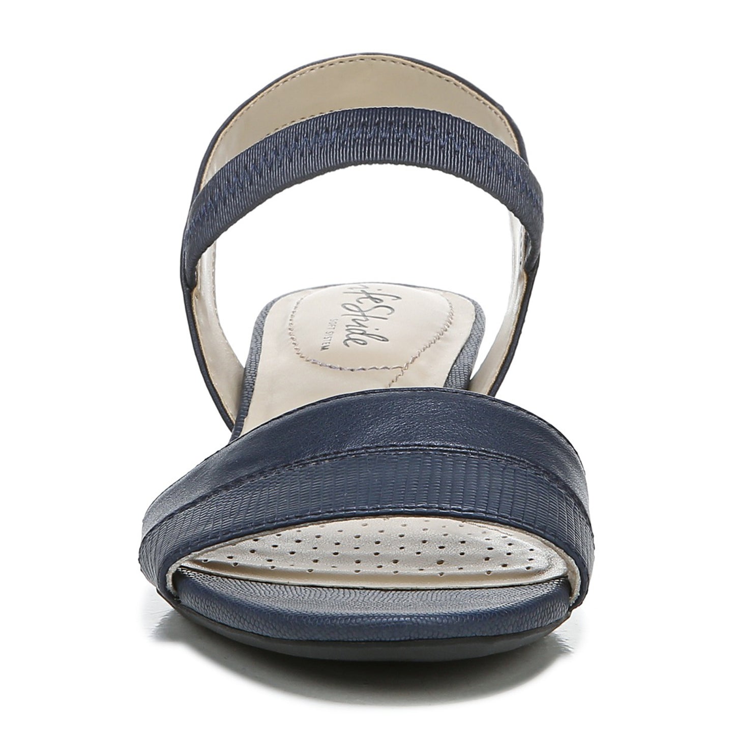 Peltz Shoes Women's LifeStride Yuma Sandal NAVY H5211S1400