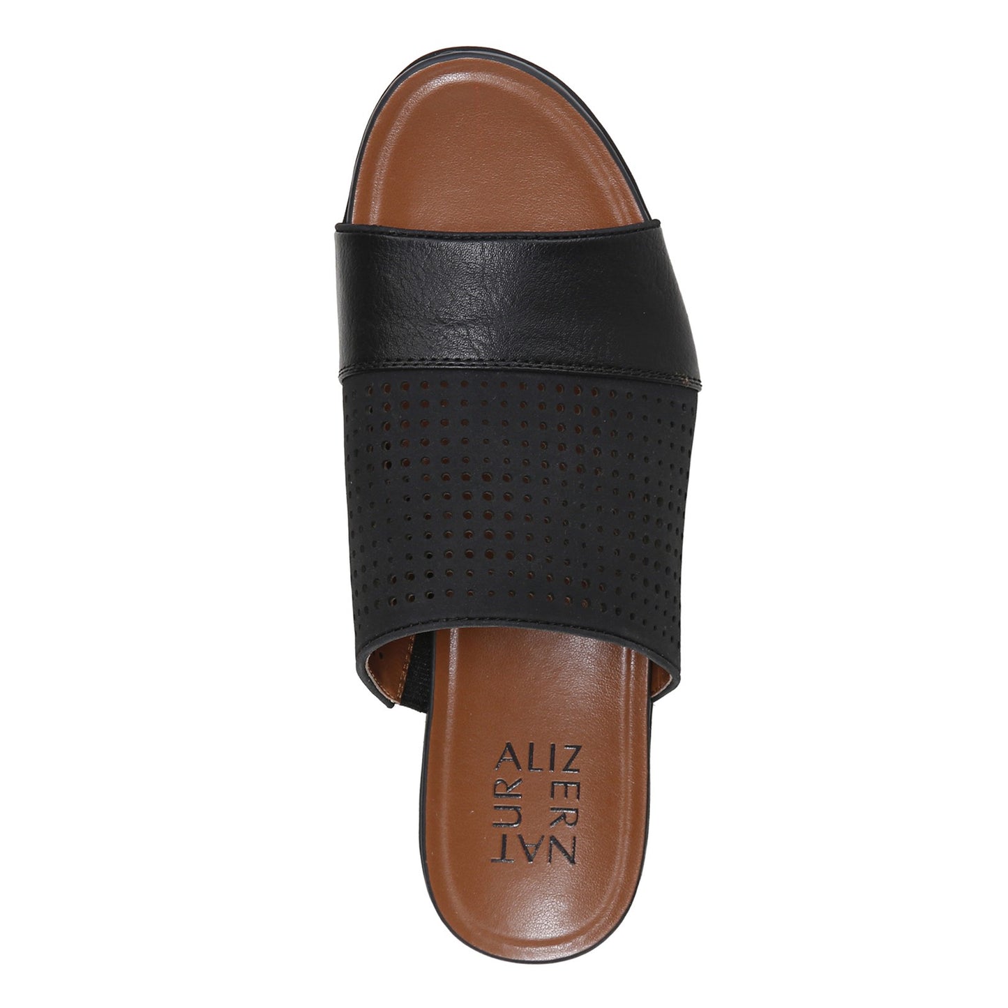 Peltz Shoes Women's Naturalizer Nebraska Sandal BLACK H5588S1001