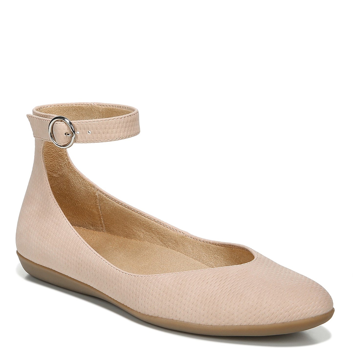 Peltz Shoes Women's Naturalizer Valentina Flat BLUSH H5740S2650