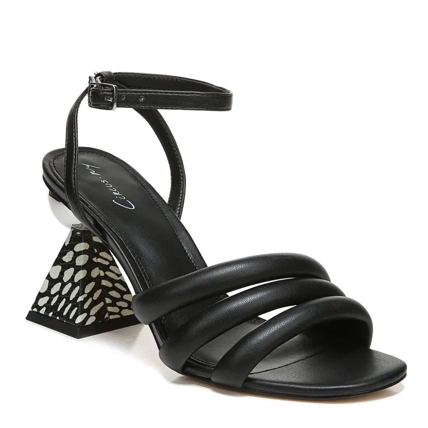 Peltz Shoes Women's Circus NY Bobbie Sandal BLACK H5912S1001