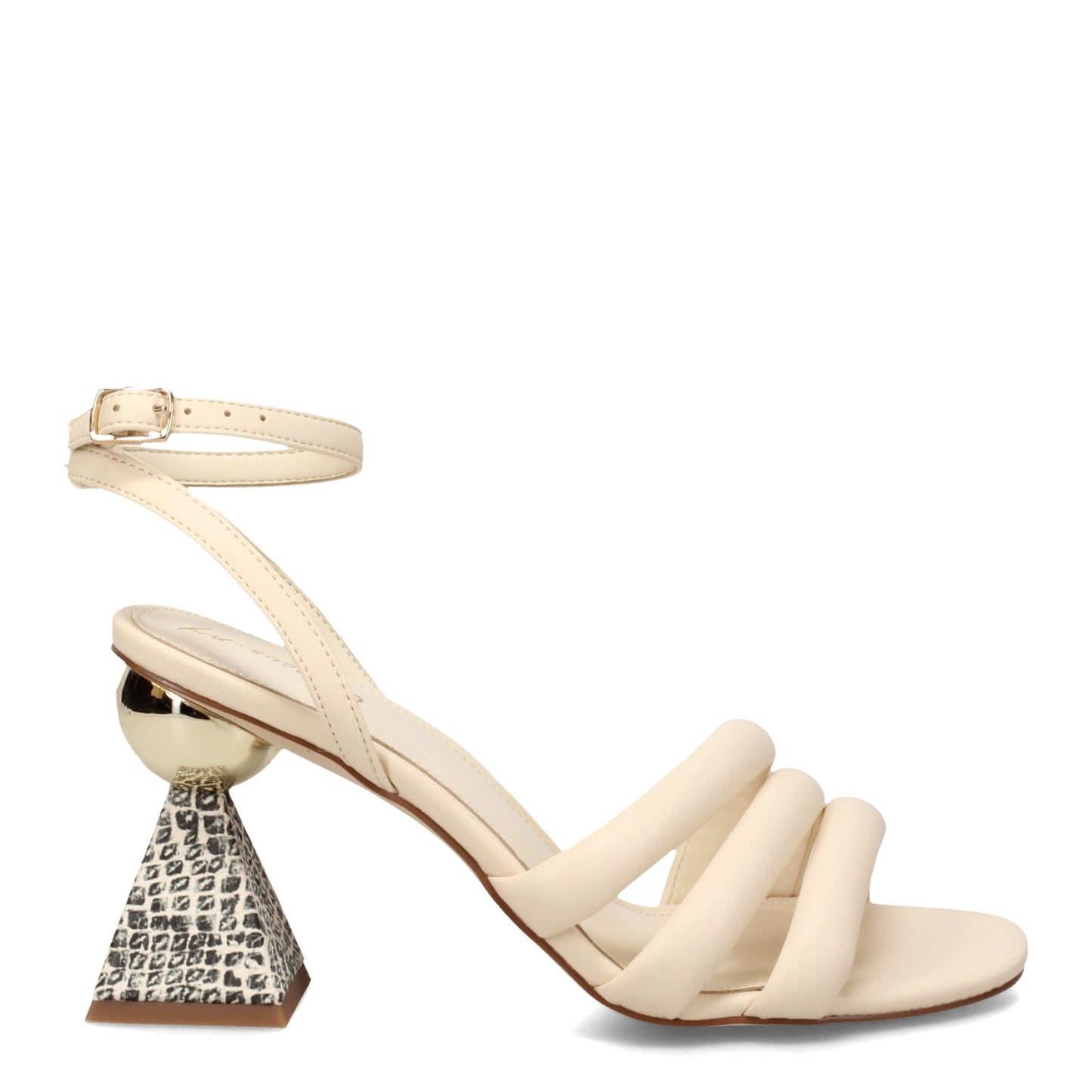 Peltz Shoes Women's Circus NY Bobbie Sandal IVORY SNAKE H5912S2900