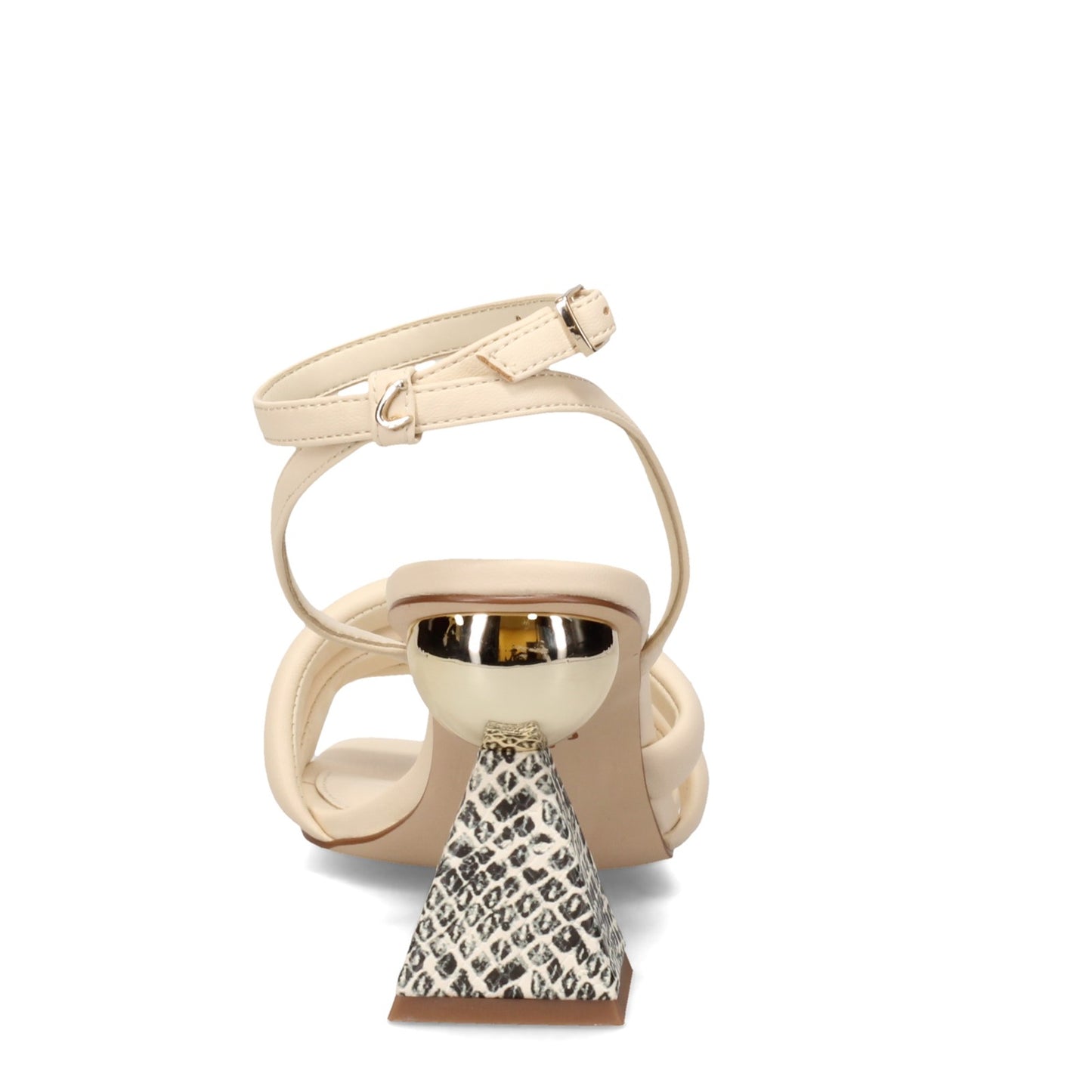Peltz Shoes Women's Circus NY Bobbie Sandal IVORY SNAKE H5912S2900