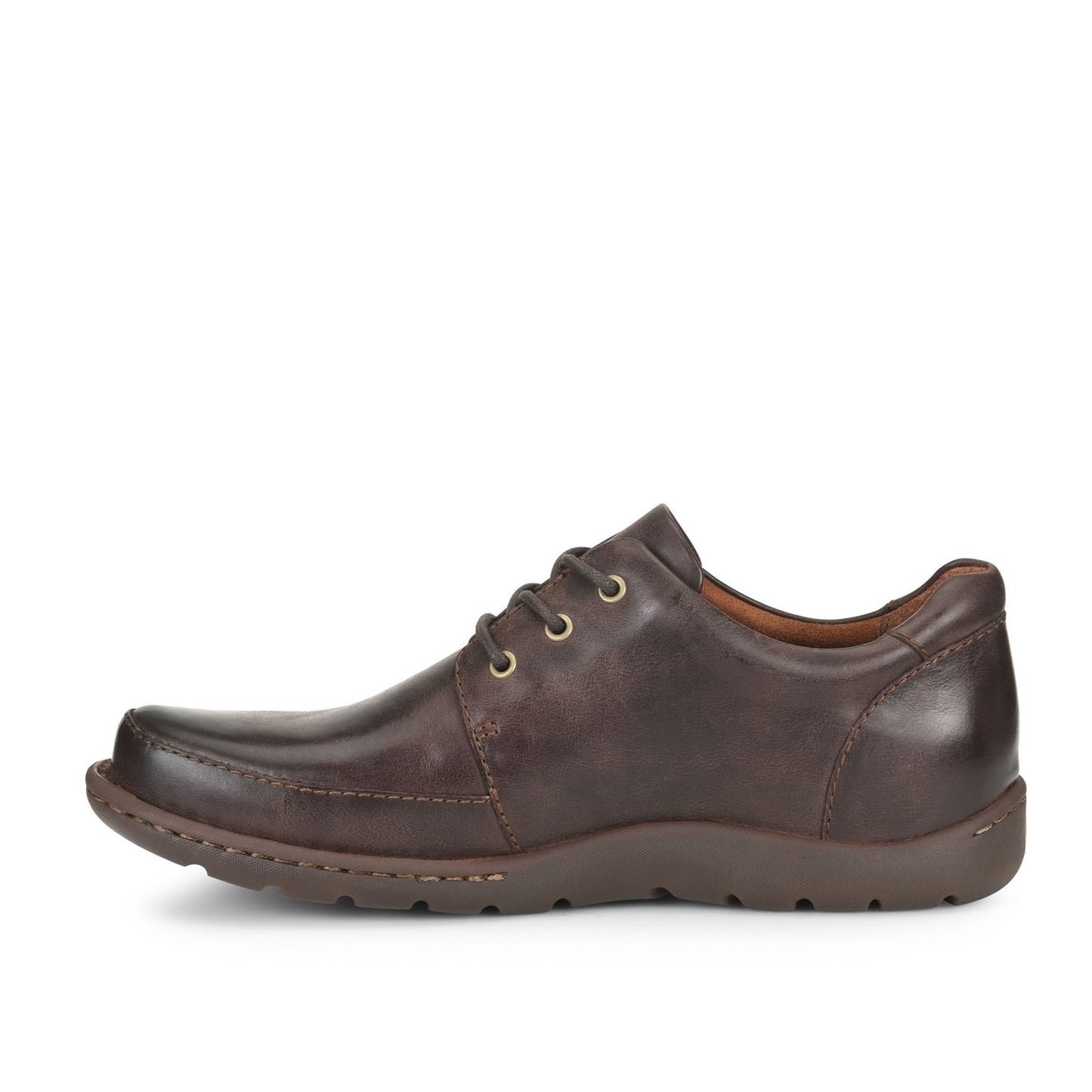 Peltz Shoes Men's Born Nigel 3-Eye Oxford Brown H65606