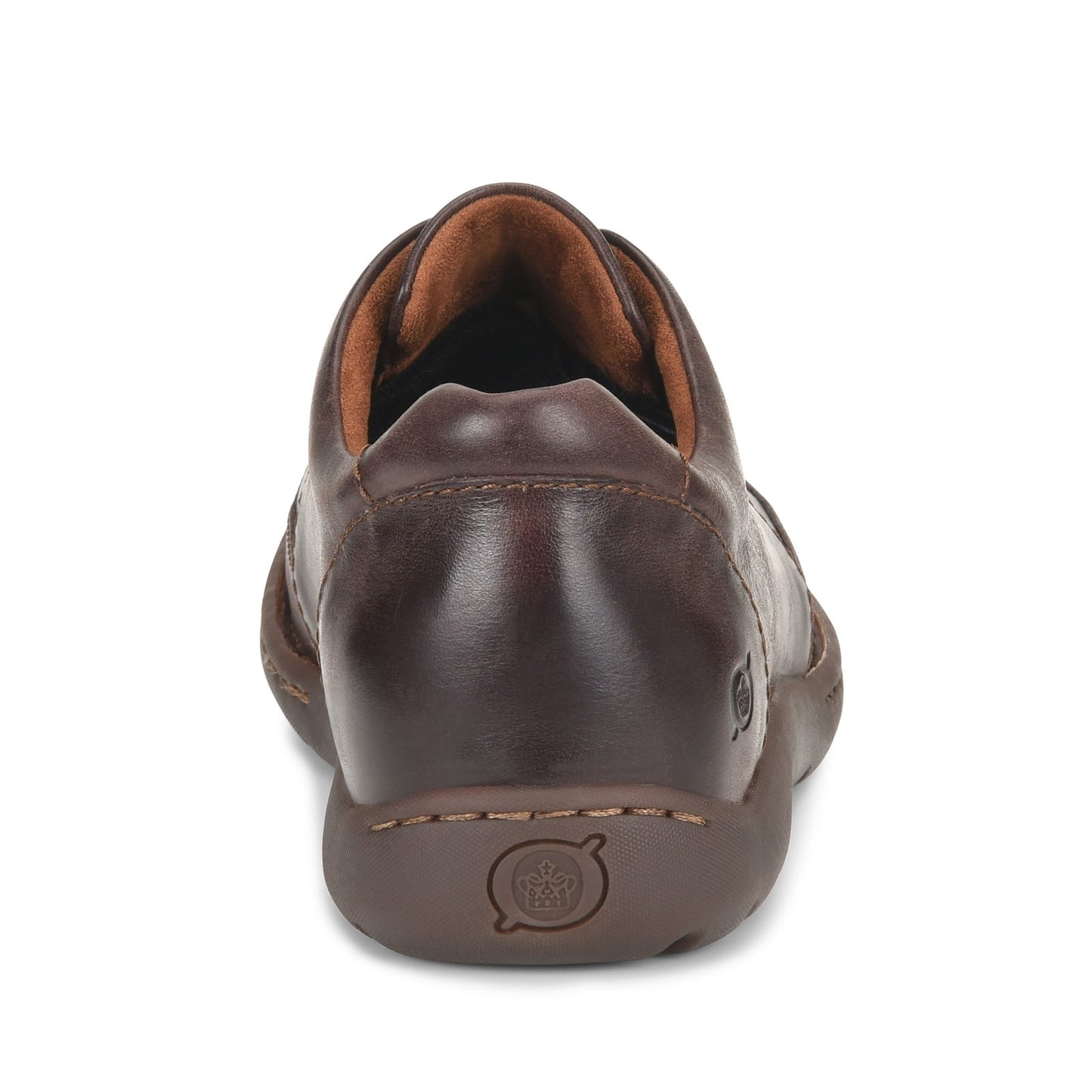 Peltz Shoes Men's Born Nigel 3-Eye Oxford Brown H65606