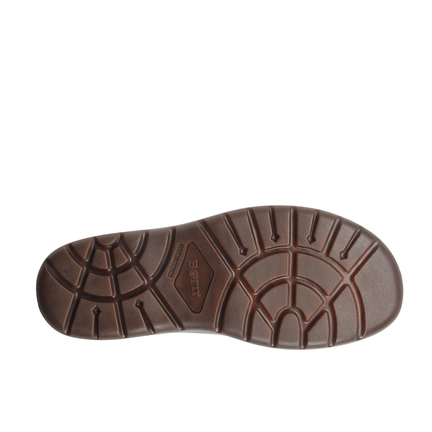 Peltz Shoes Men's Born Nigel 3-Eye Oxford Brown H65606