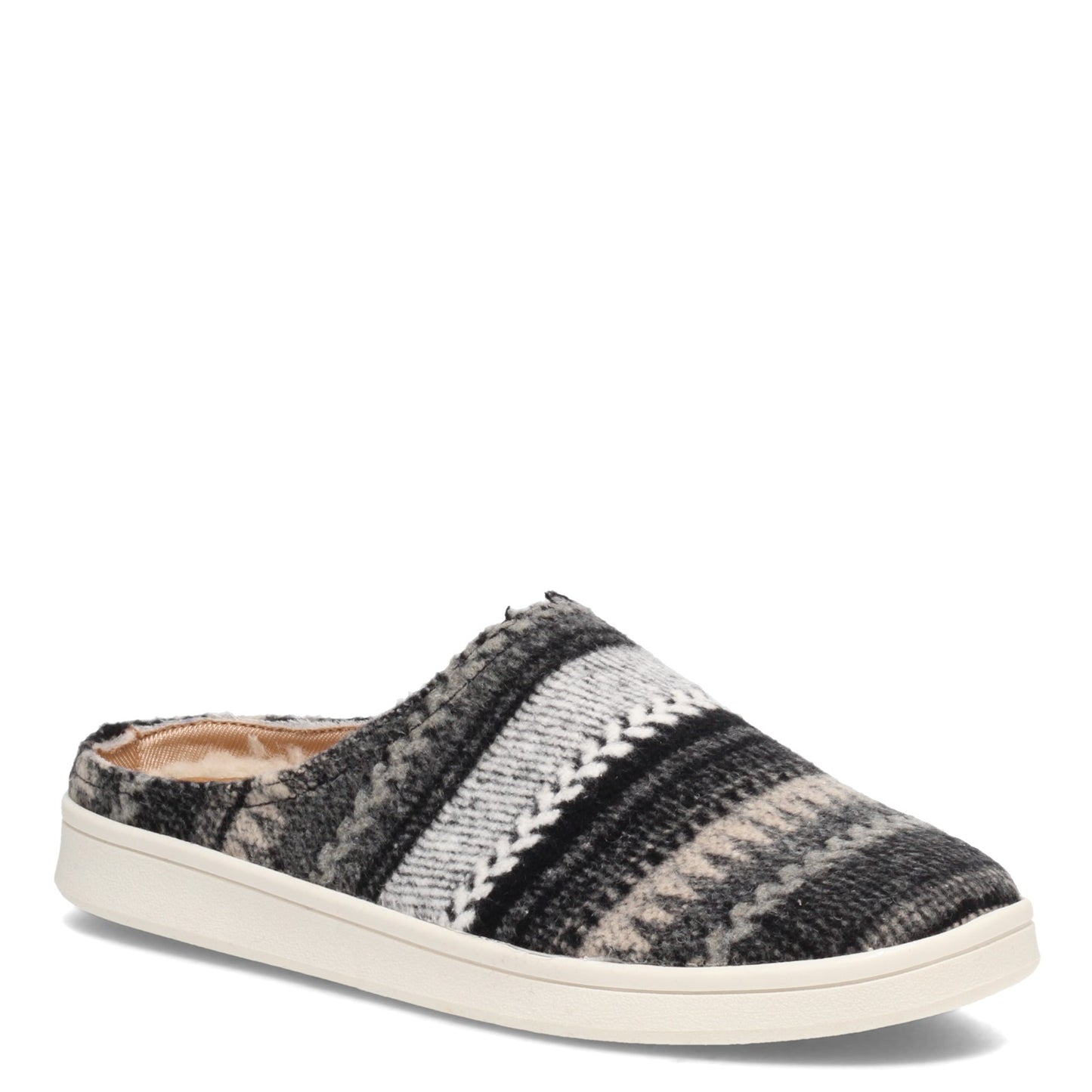 Peltz Shoes Women's LifeStride Nomad Mule BLACK KNIT H6589F3001