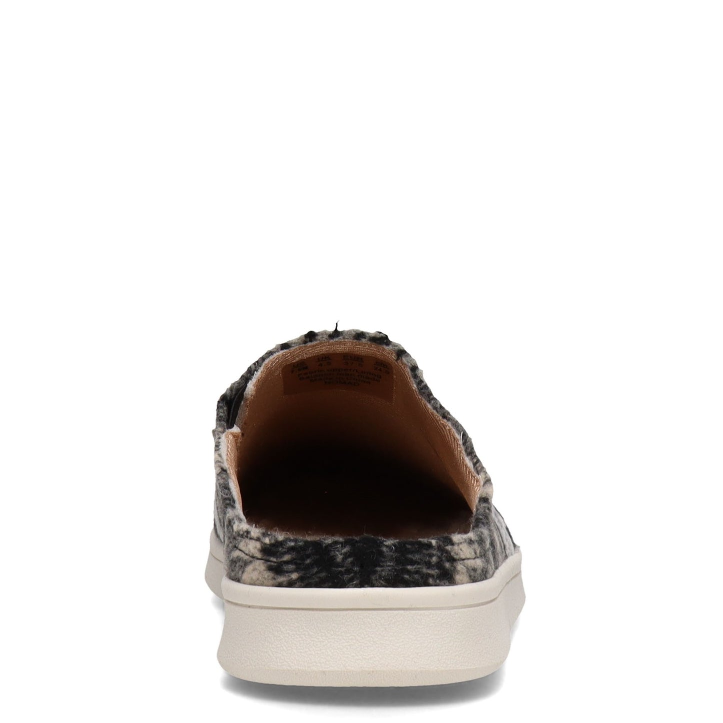 Peltz Shoes Women's LifeStride Nomad Mule BLACK KNIT H6589F3001