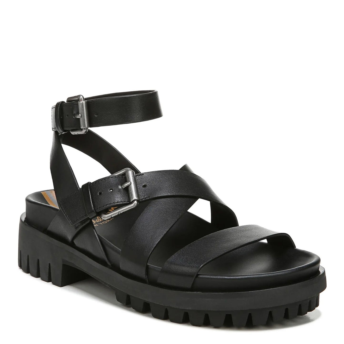 Peltz Shoes Women's Sam Edelman Eleanora Sandal BLACK H6944L1001
