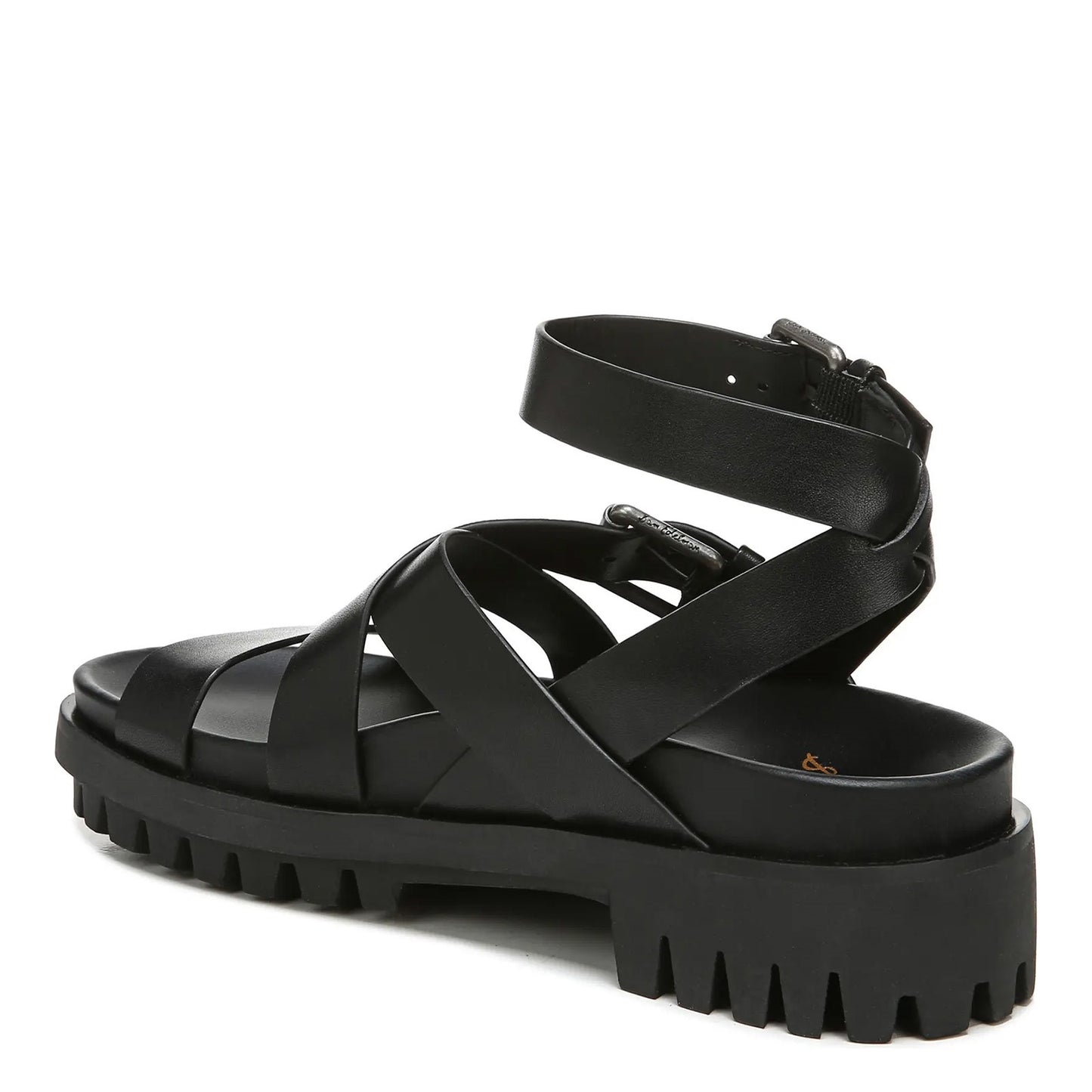 Peltz Shoes Women's Sam Edelman Eleanora Sandal BLACK H6944L1001