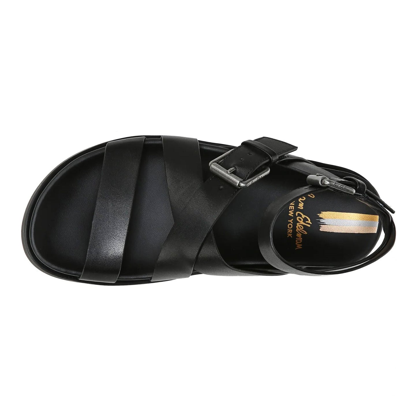 Peltz Shoes Women's Sam Edelman Eleanora Sandal BLACK H6944L1001