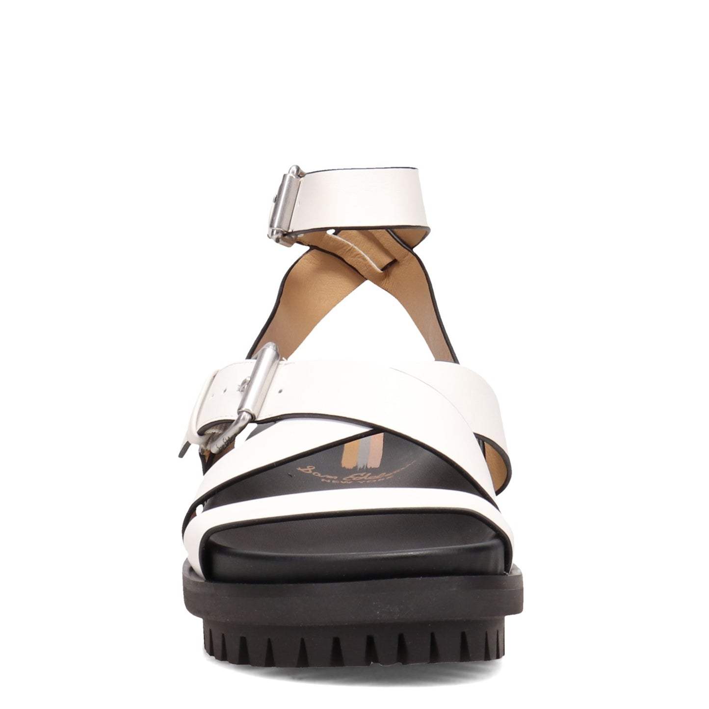 Peltz Shoes Women's Sam Edelman Eleanora Sandal WHITE H6944L1100