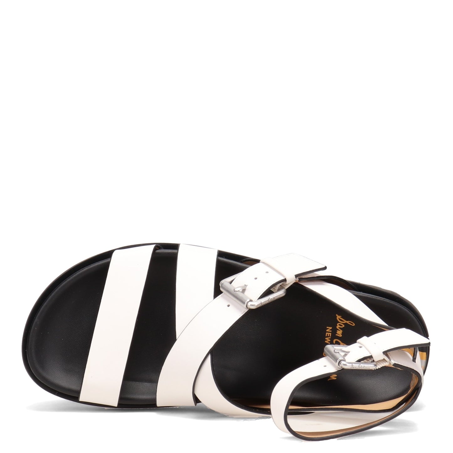 Peltz Shoes Women's Sam Edelman Eleanora Sandal WHITE H6944L1100
