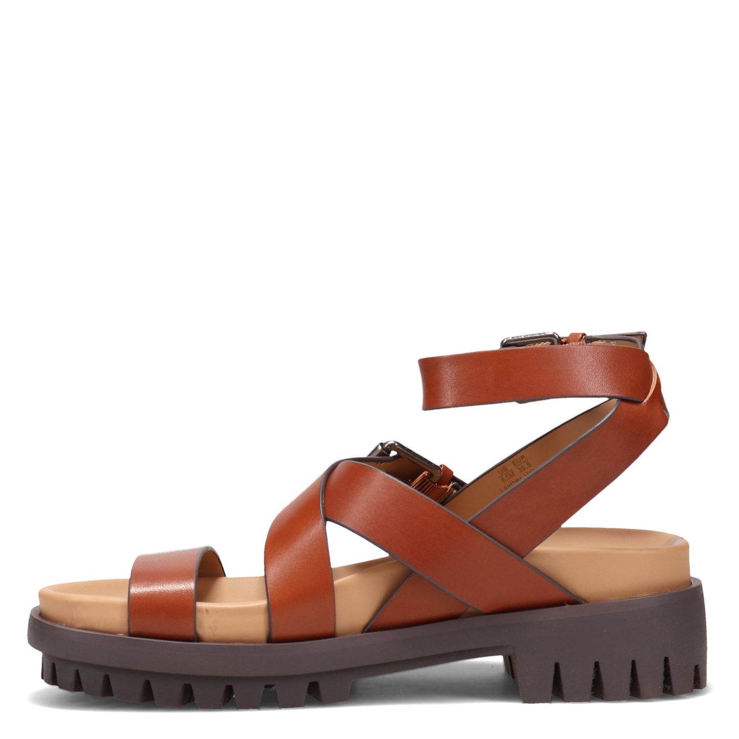 Peltz Shoes Women's Sam Edelman Eleanora Sandal BOURBON H6944L2200