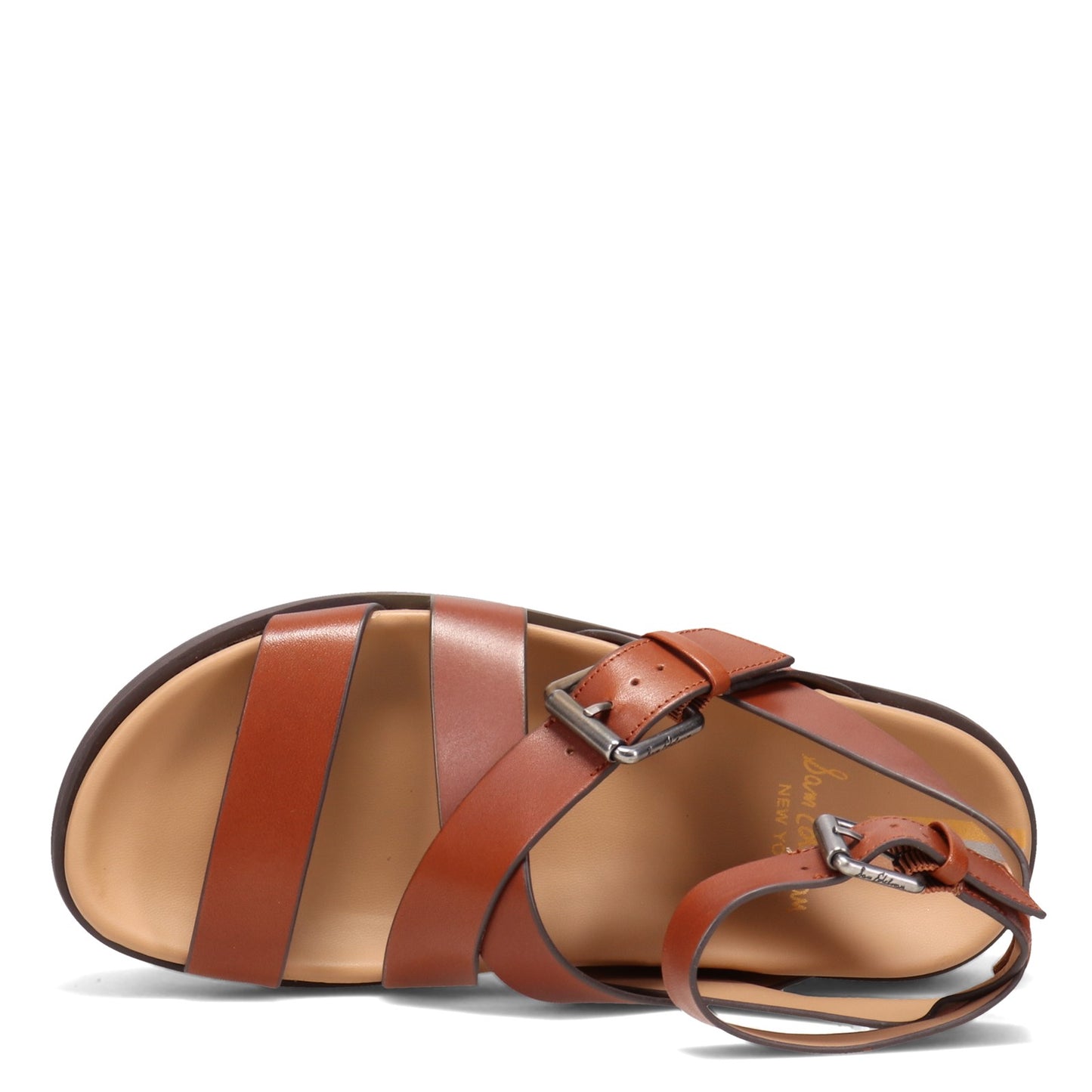 Peltz Shoes Women's Sam Edelman Eleanora Sandal BOURBON H6944L2200