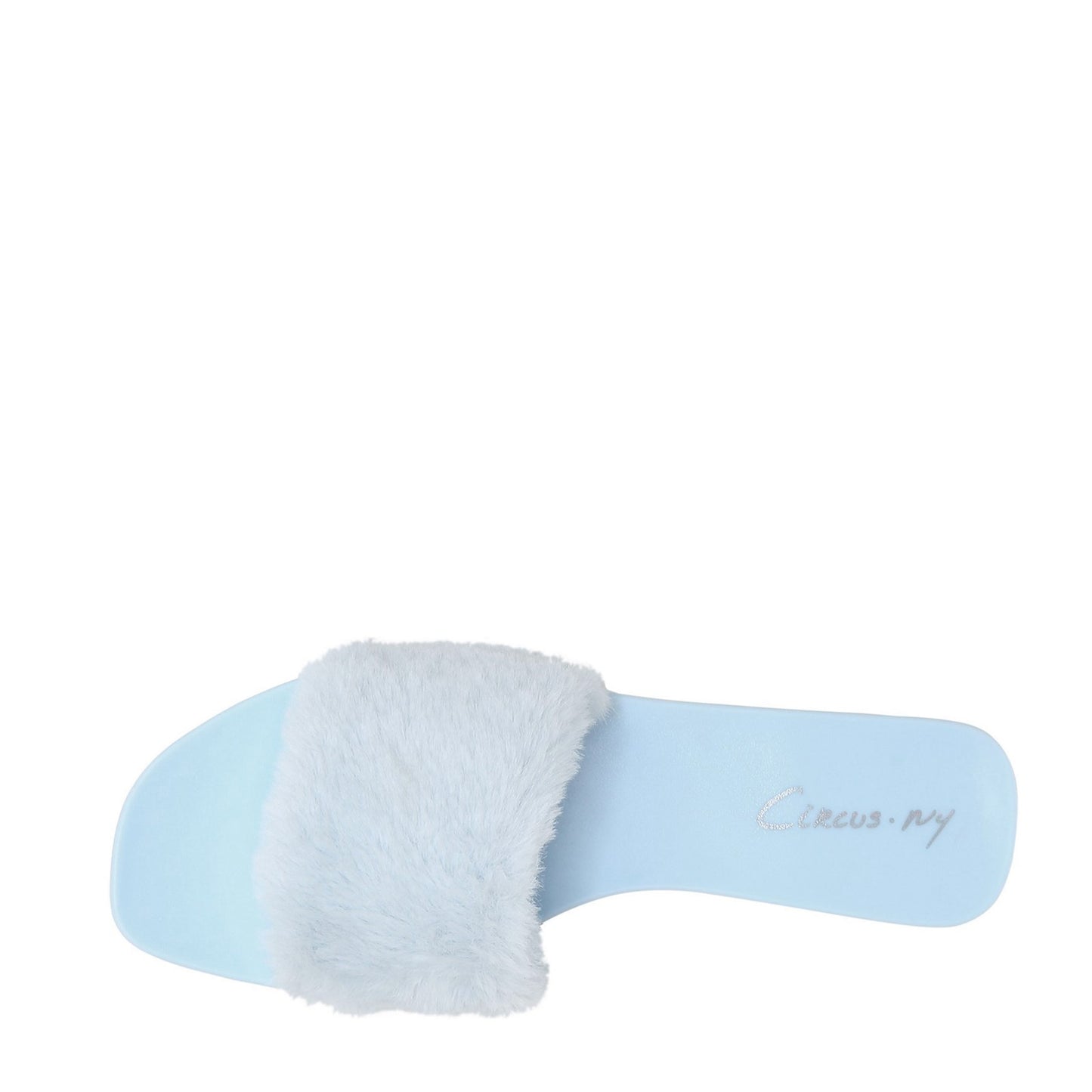 Peltz Shoes Women's Circus NY Everette Slide BABY BLUE H6966F1400
