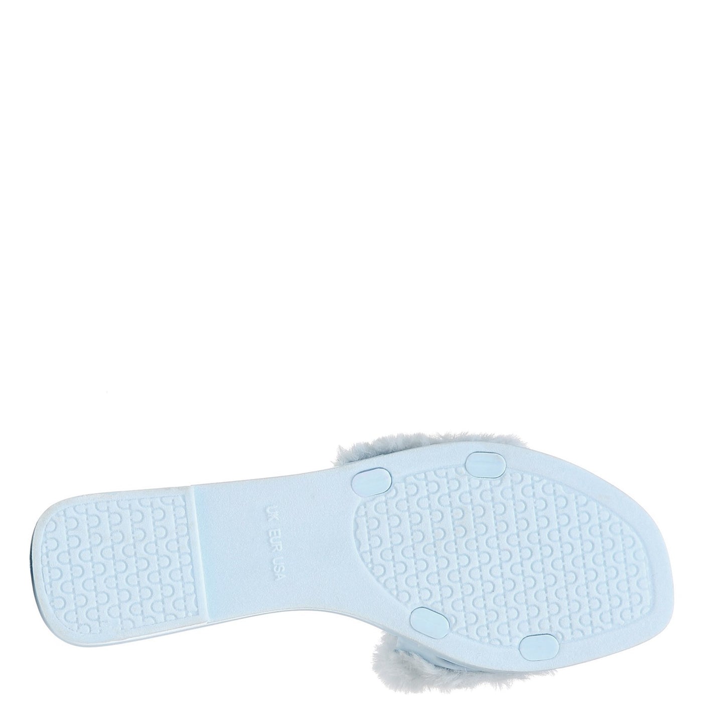 Peltz Shoes Women's Circus NY Everette Slide BABY BLUE H6966F1400