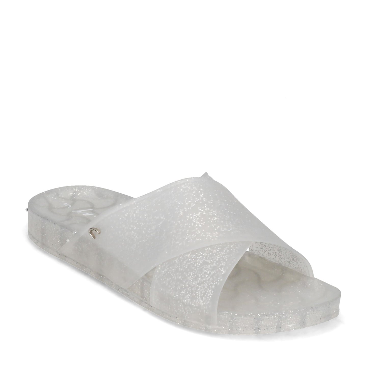 Peltz Shoes Women's Circus NY Jaylee Slide SILVER H6967S2900