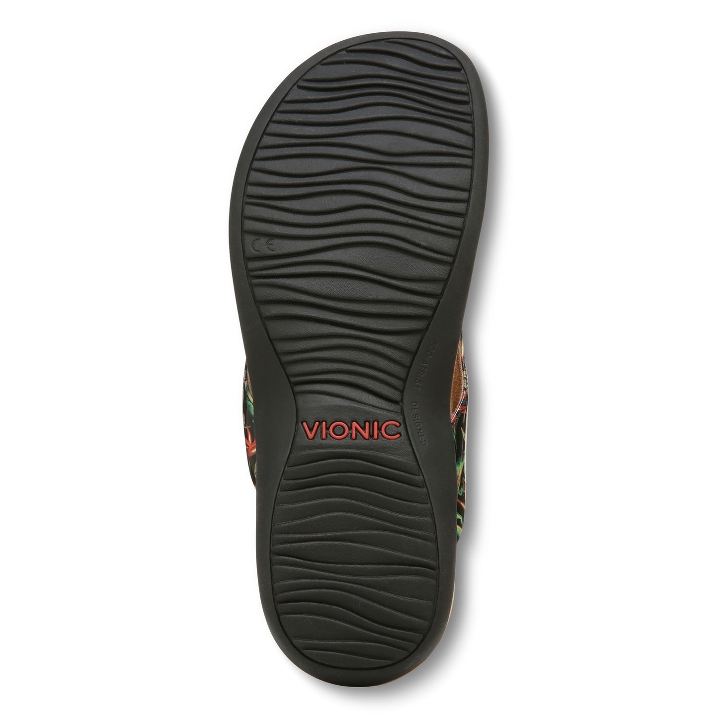 Peltz Shoes Women's Vionic Bella II Sandal BLACK TROPICAL H7740S1001