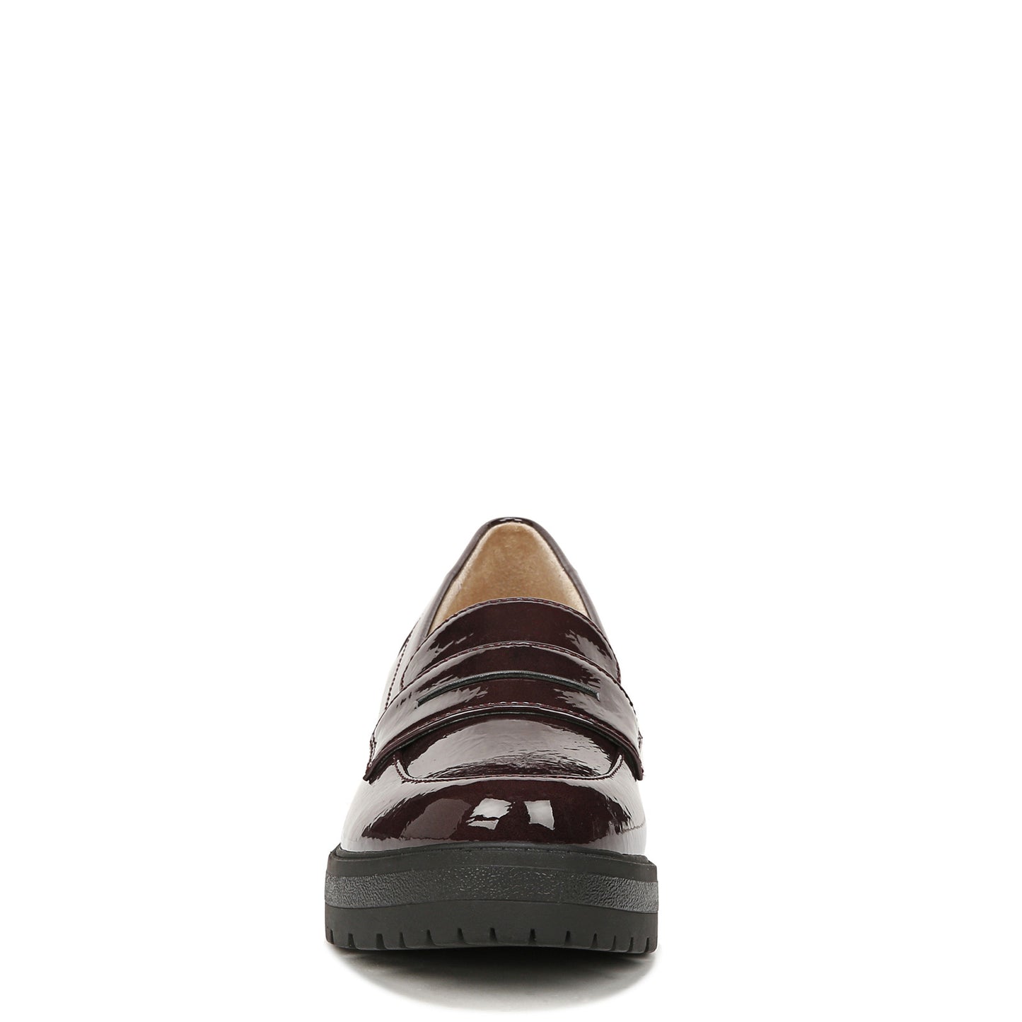 Peltz Shoes Women's SOUL Naturalizer Nova Loafer BURGUNDY PATENT H8164S4600