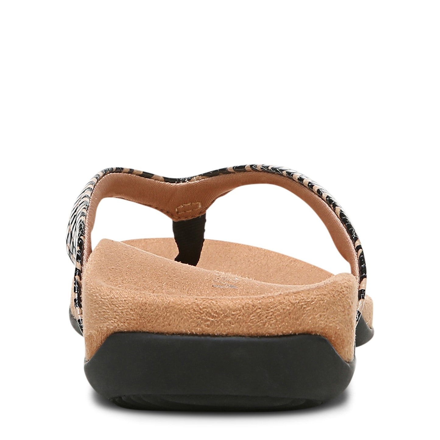 Peltz Shoes Women's Vionic Dillon Sandal BLACK TAN H8215L1001