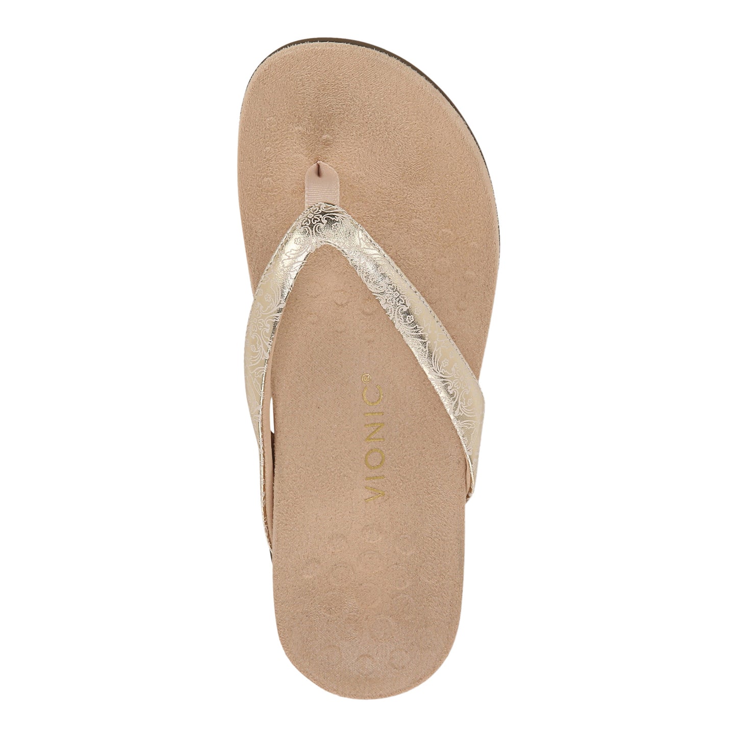 Peltz Shoes Women's Vionic Dillon Sandal GOLD H8215L6701