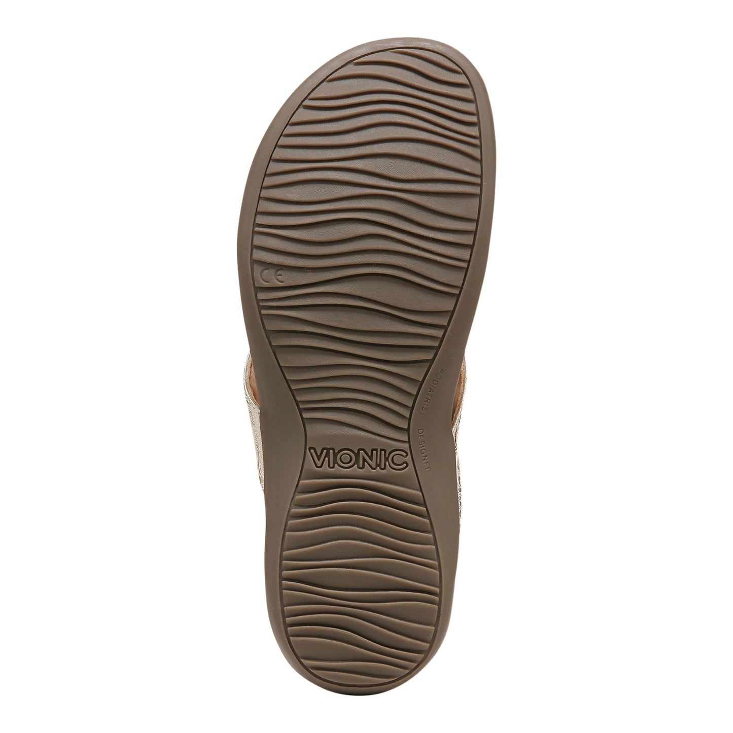 Peltz Shoes Women's Vionic Dillon Sandal GOLD H8215L6701