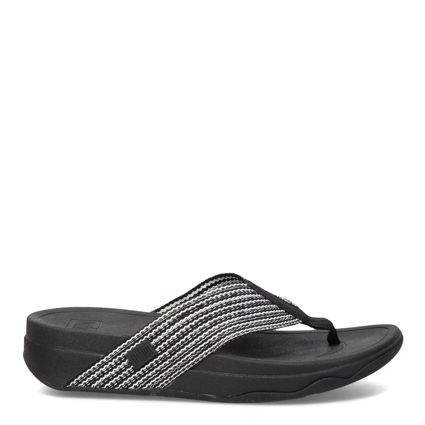 Peltz Shoes Women's FitFlop Surfa Sandal Midnight H84-090
