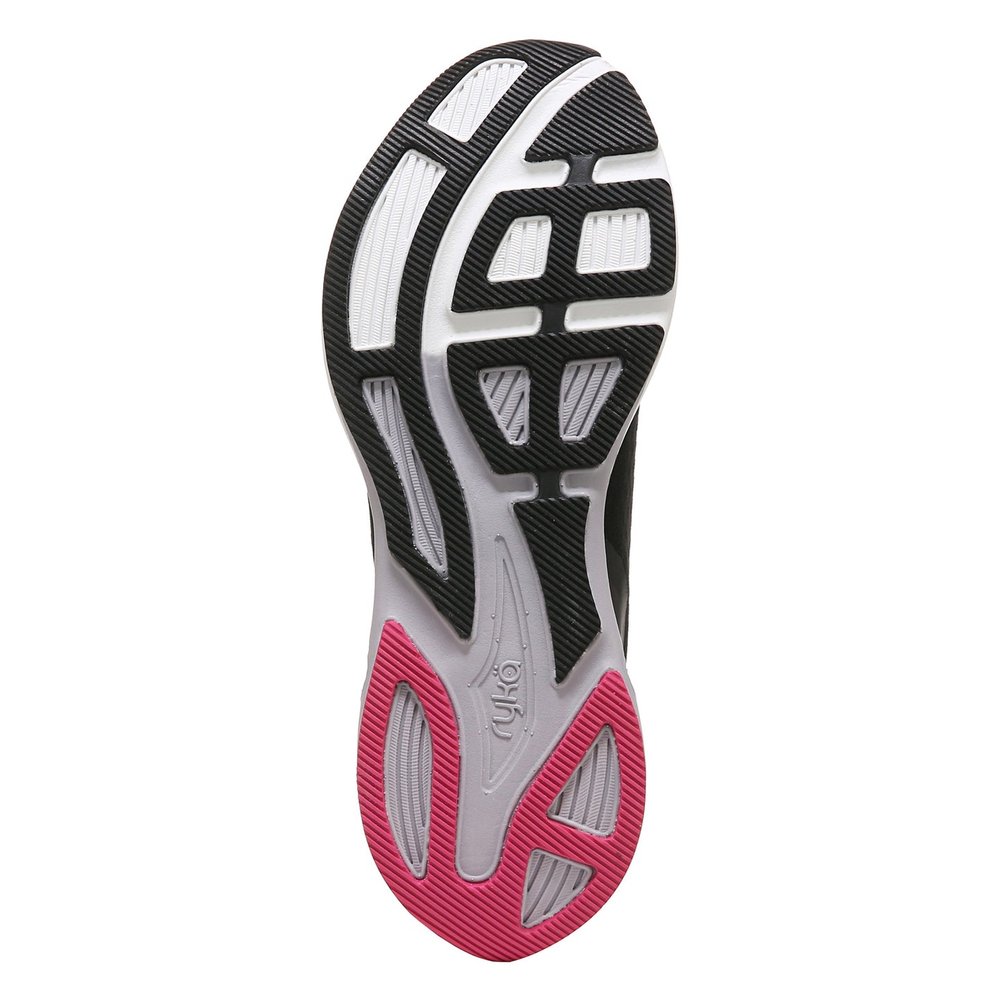 Peltz Shoes Women's Ryka Activate Walking Shoe Black Fabric H9083F1002