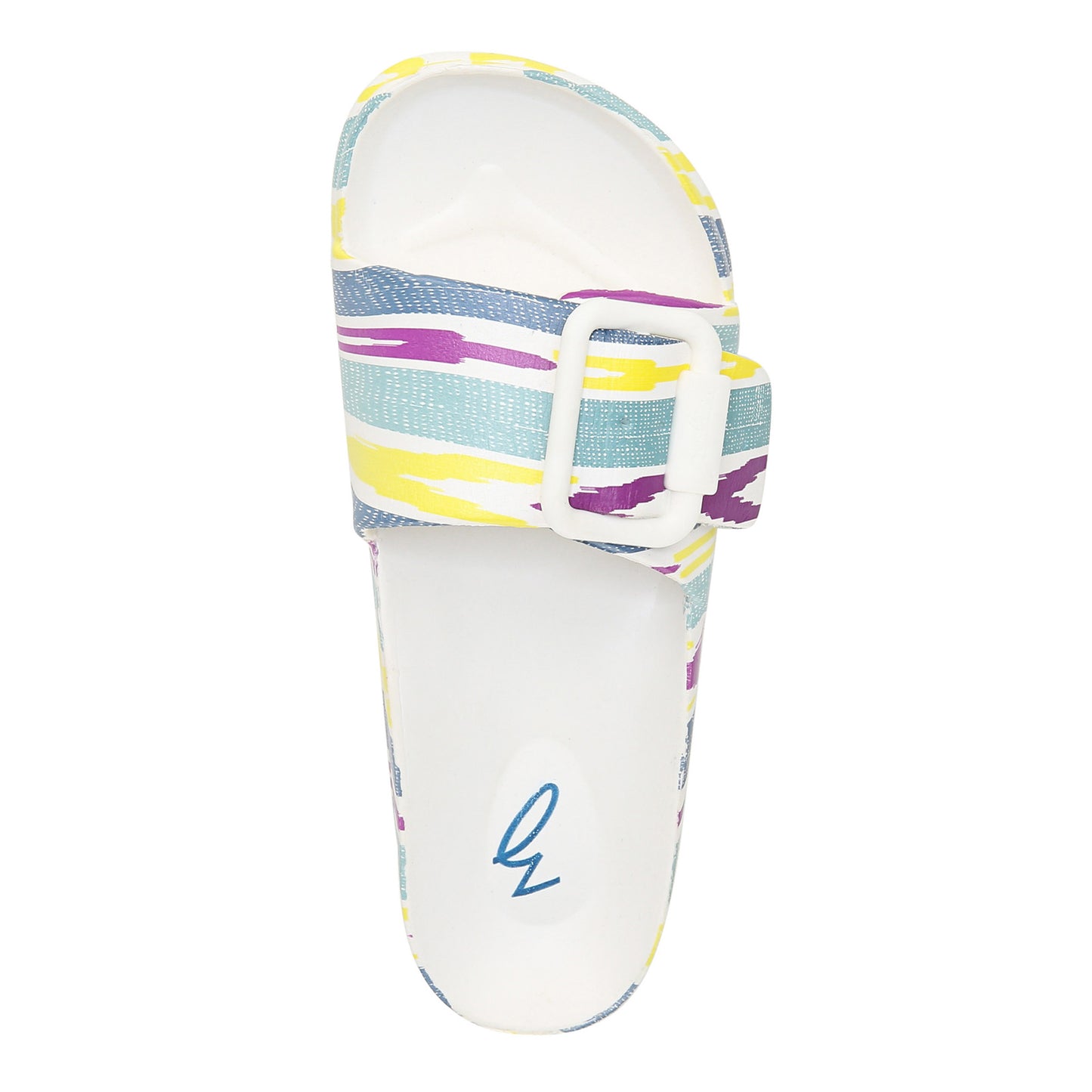 Peltz Shoes Women's Zodiac Desert EVA Sandal WHITE MULTI H9563S1100