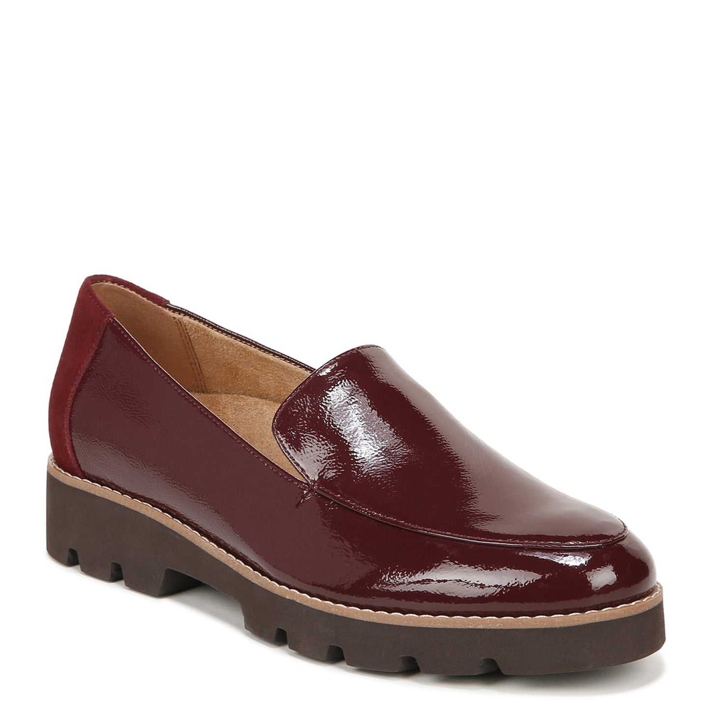 Peltz Shoes Women's Vionic Kensley Loafer Burgundy Patent Leather H9623L2600