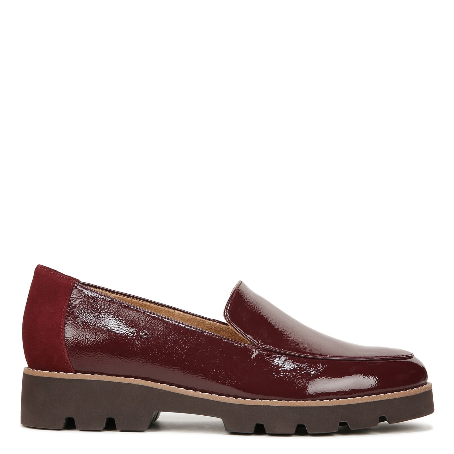 Peltz Shoes Women's Vionic Kensley Loafer Burgundy Patent Leather H9623L2600