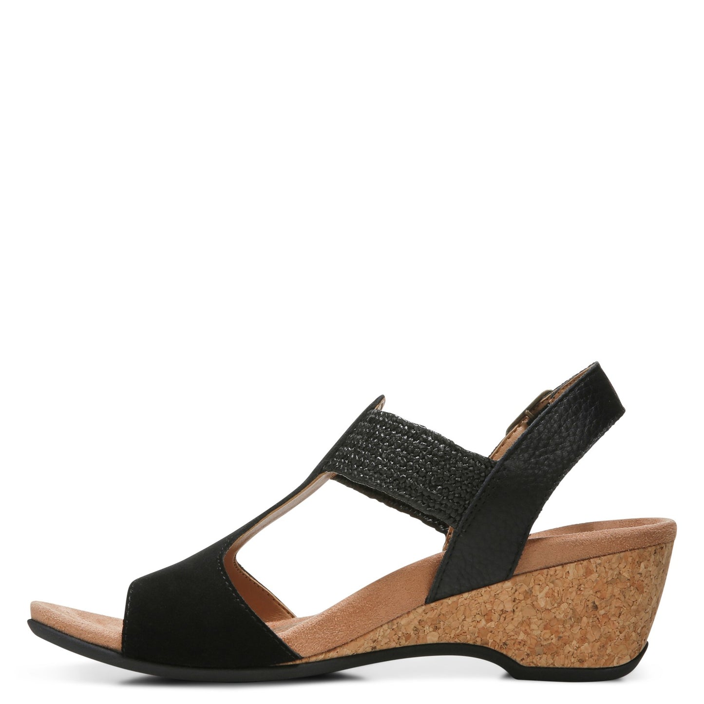 Peltz Shoes Women's Vionic Kaytie Sandal BLACK H9647L1001