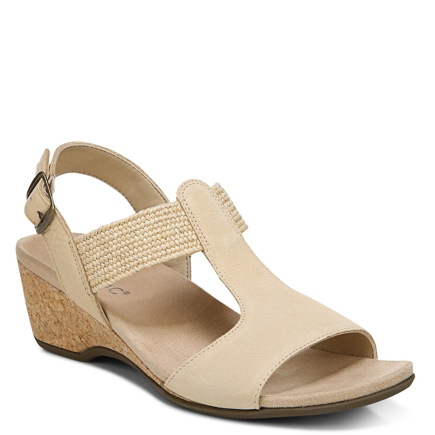 Peltz Shoes Women's Vionic Kaytie Sandal SEMOLINA H9647L1250