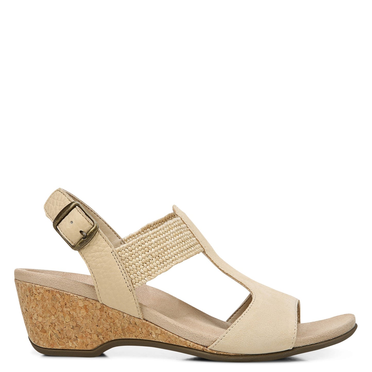 Peltz Shoes Women's Vionic Kaytie Sandal SEMOLINA H9647L1250