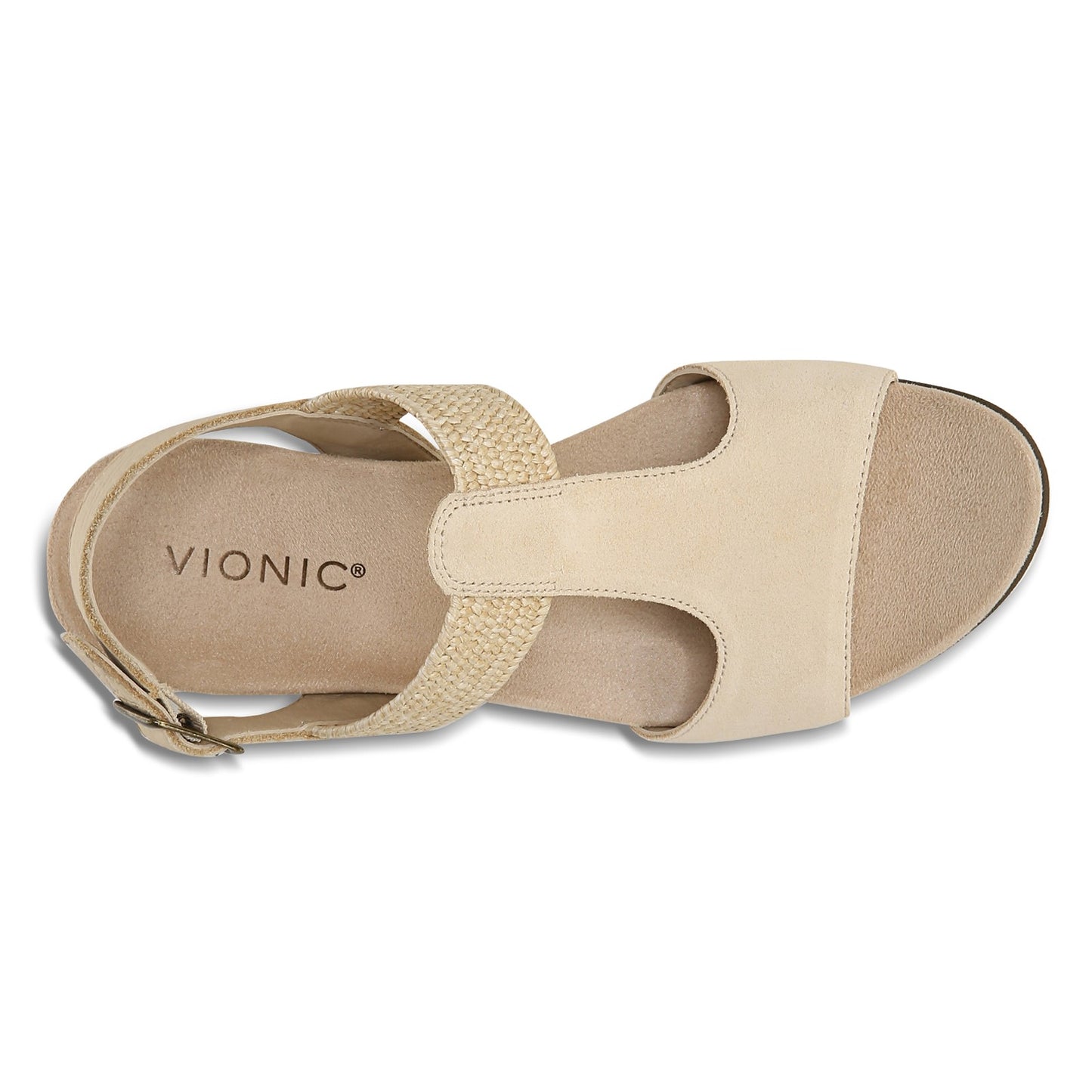 Peltz Shoes Women's Vionic Kaytie Sandal SEMOLINA H9647L1250