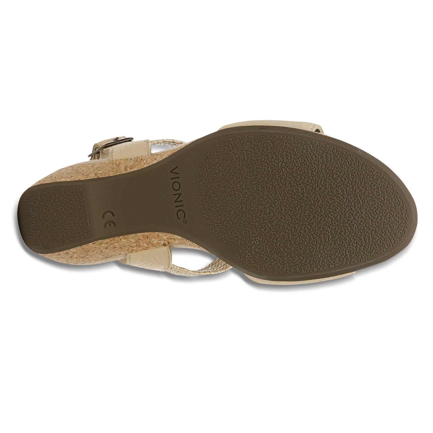 Peltz Shoes Women's Vionic Kaytie Sandal SEMOLINA H9647L1250