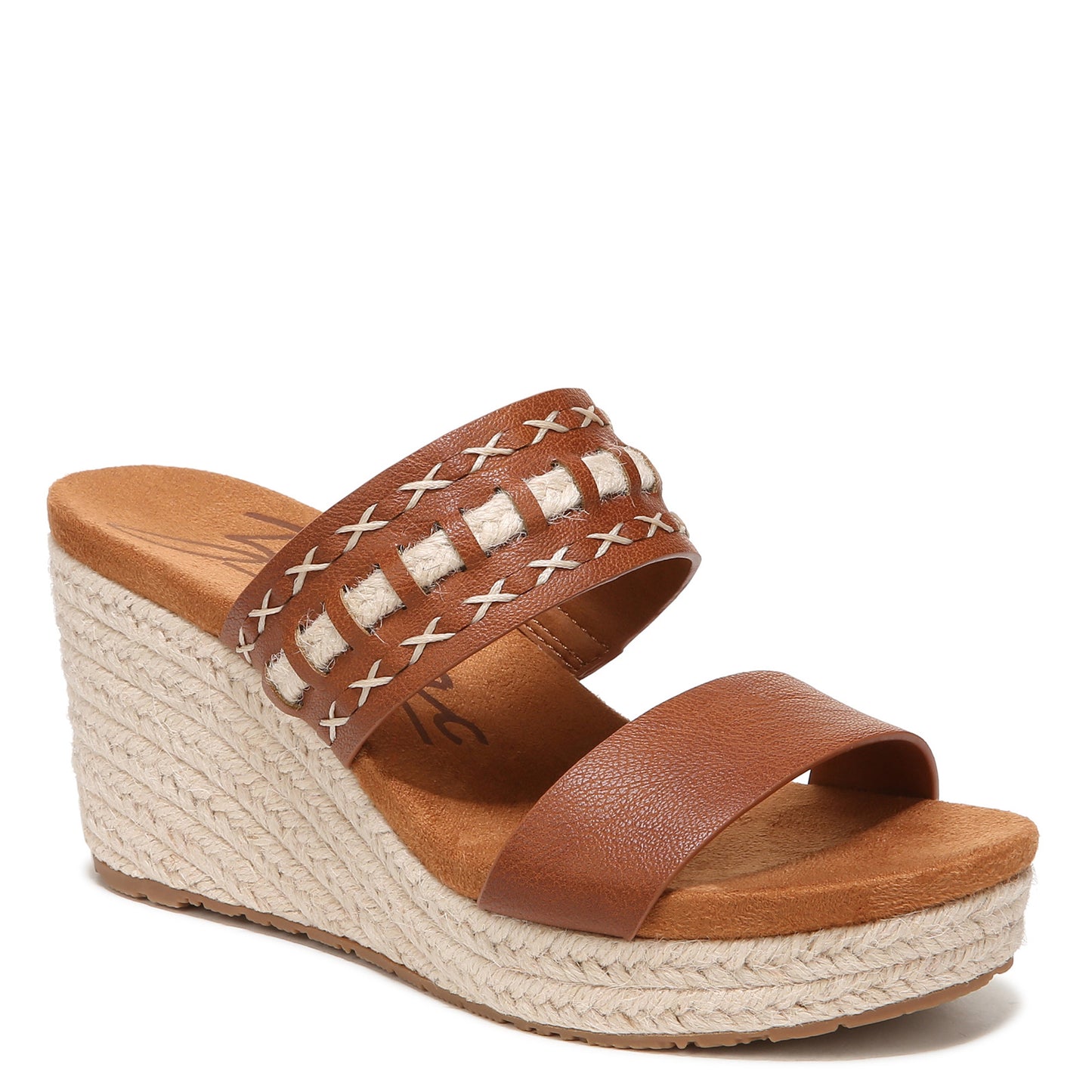 Peltz Shoes Women's Zodiac Poppy Sandal COGNAC H9701S1201