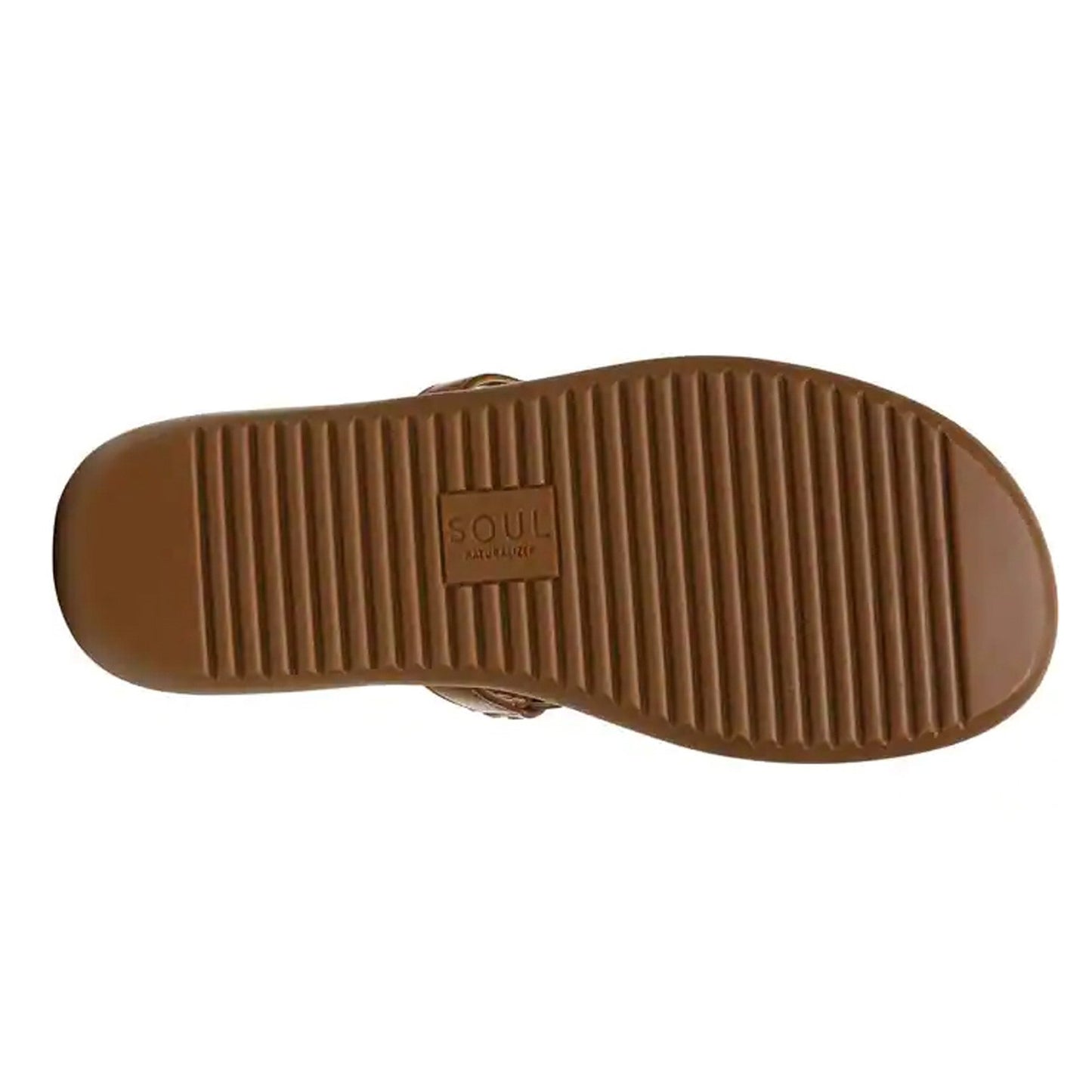 Peltz Shoes Women's Soul Naturalizer Janice Sandal BROWN H9775S0200