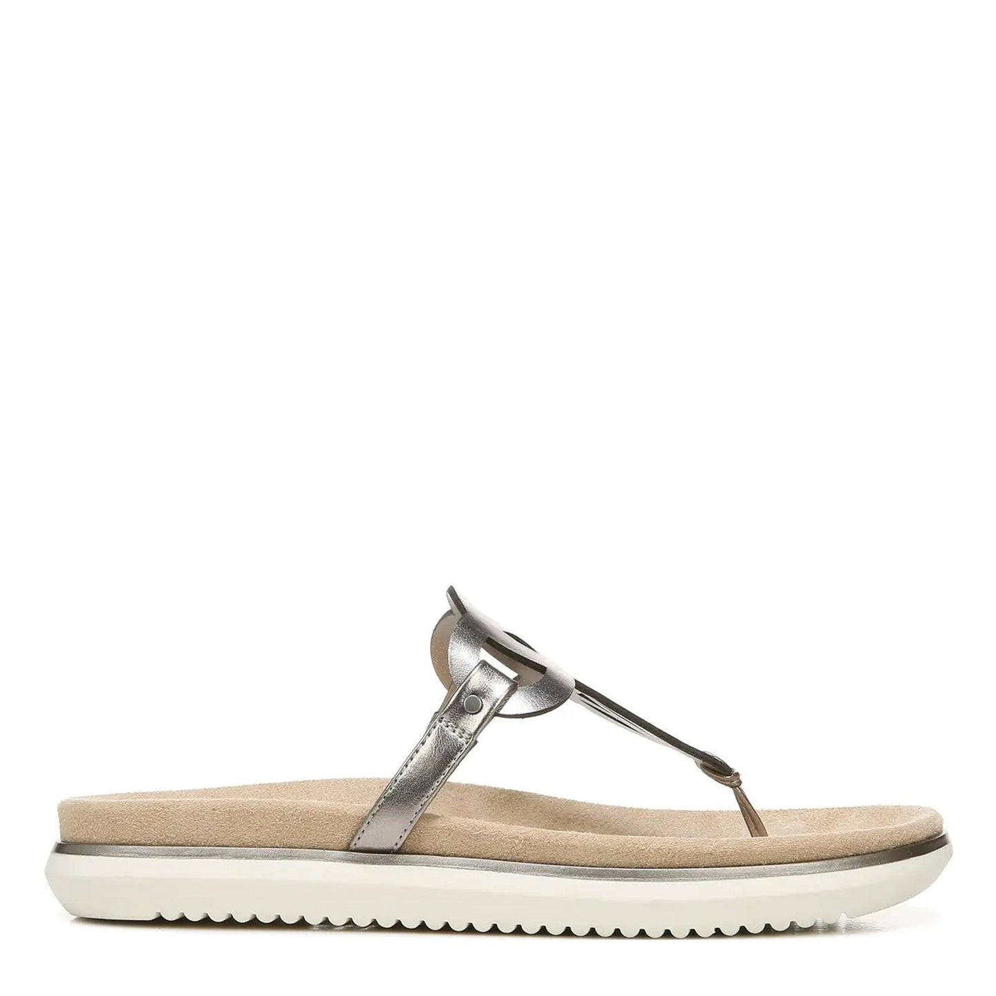 Peltz Shoes Women's Soul Naturalizer Janice Sandal PEWTER H9775S1020