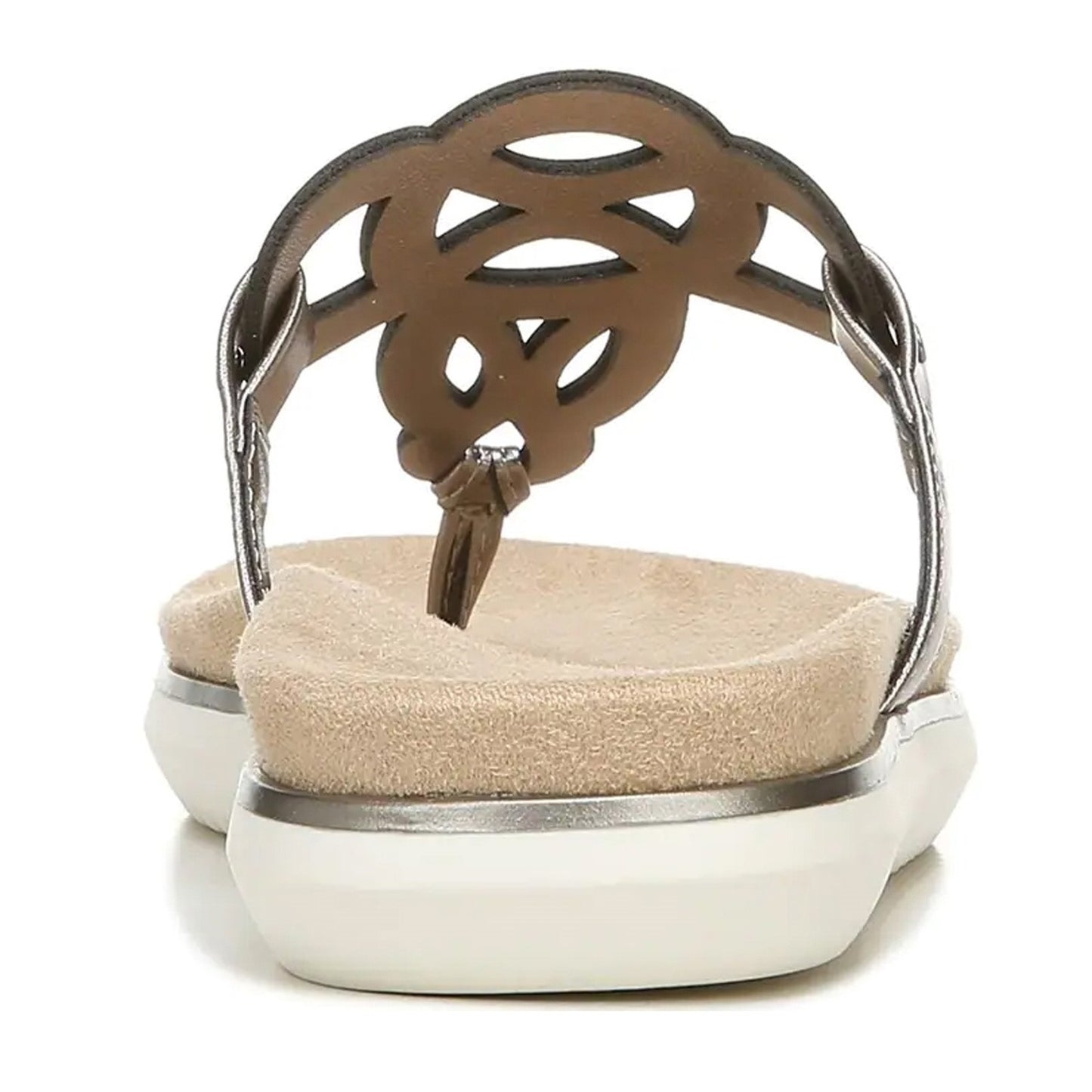 Peltz Shoes Women's Soul Naturalizer Janice Sandal PEWTER H9775S1020