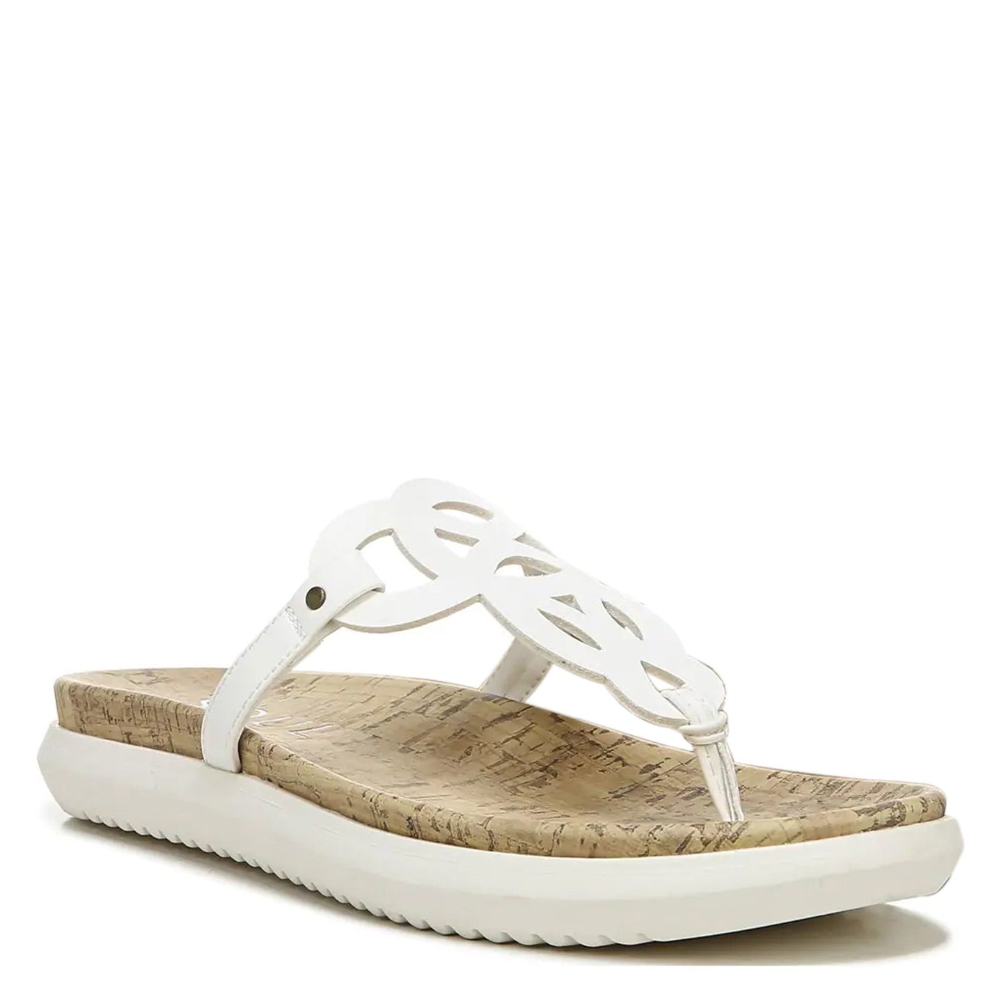 Peltz Shoes Women's Soul Naturalizer Janice Sandal WHITE H9775S2100