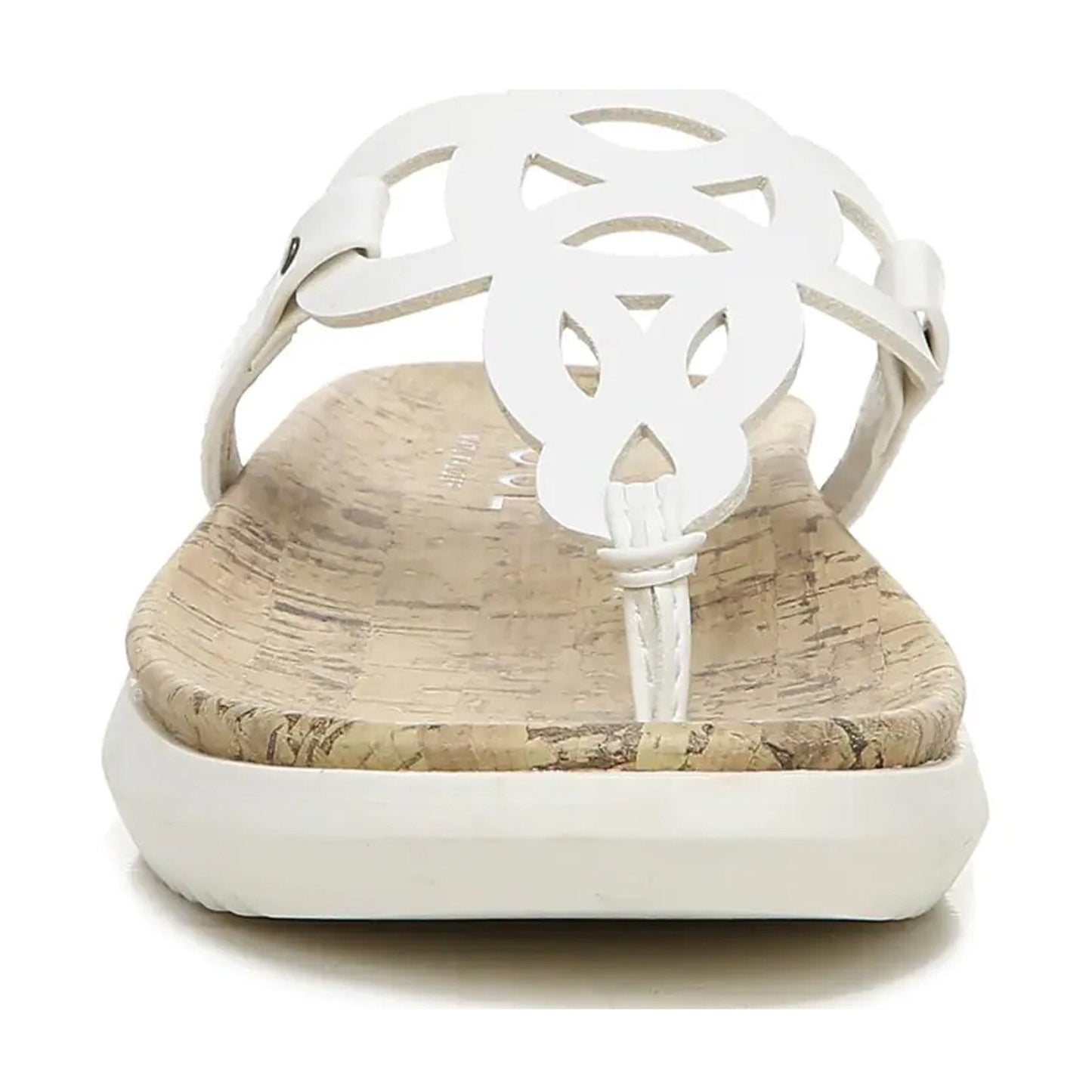 Peltz Shoes Women's Soul Naturalizer Janice Sandal WHITE H9775S2100