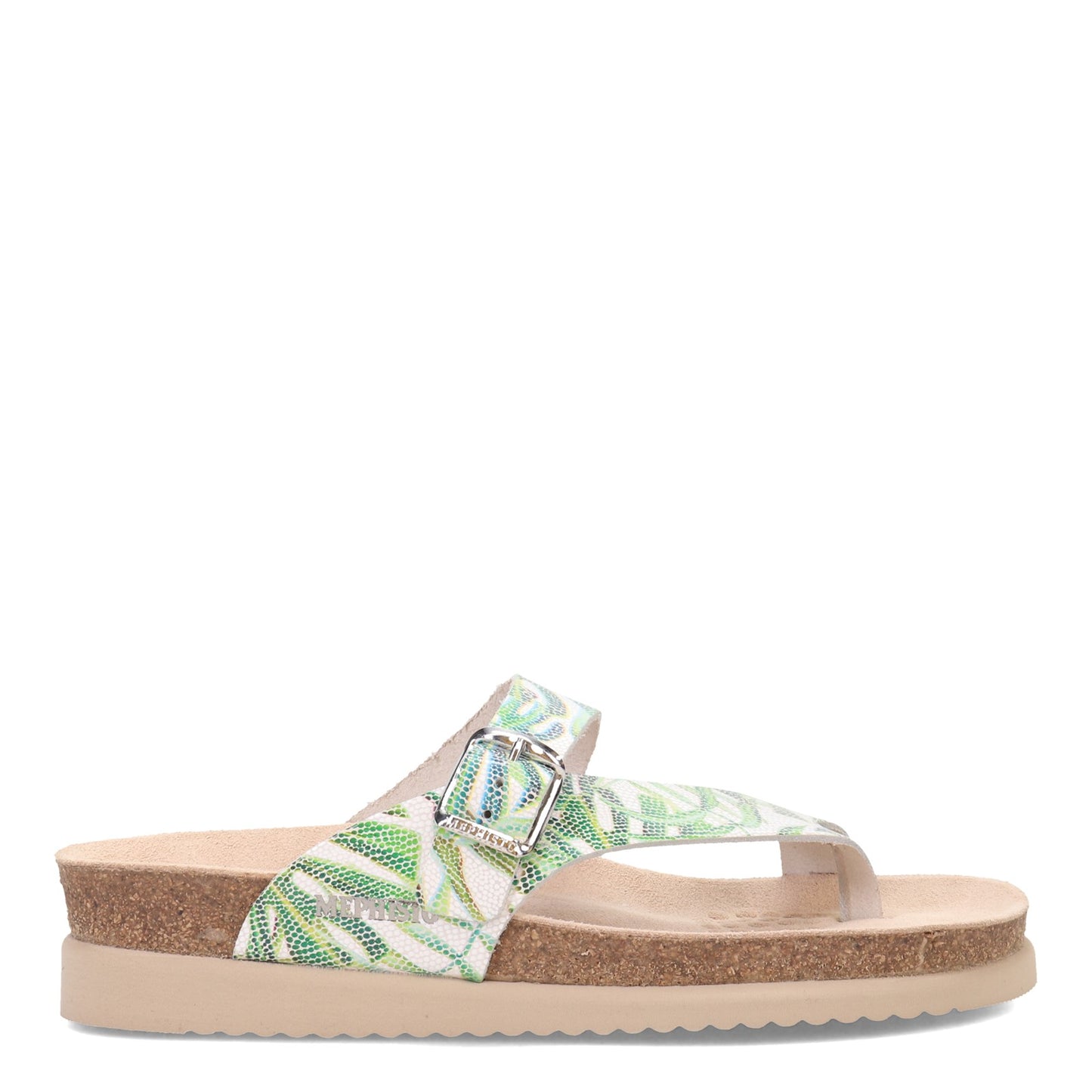 Peltz Shoes Women's Mephisto Helen Sandal GREEN MULTI HELEN-318